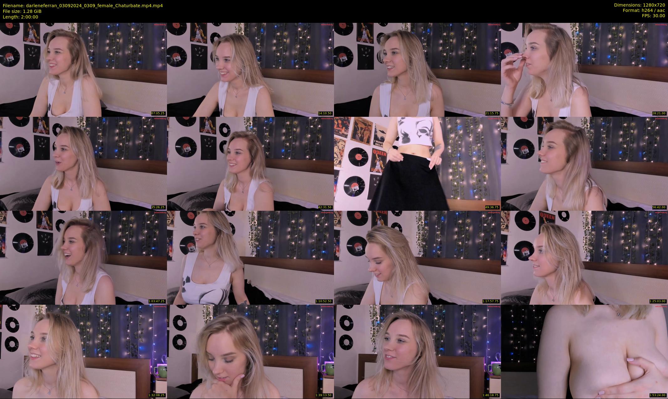 darleneferran — 120 minute Chaturbate female cam show recording, 720p, Sep 3, 2024