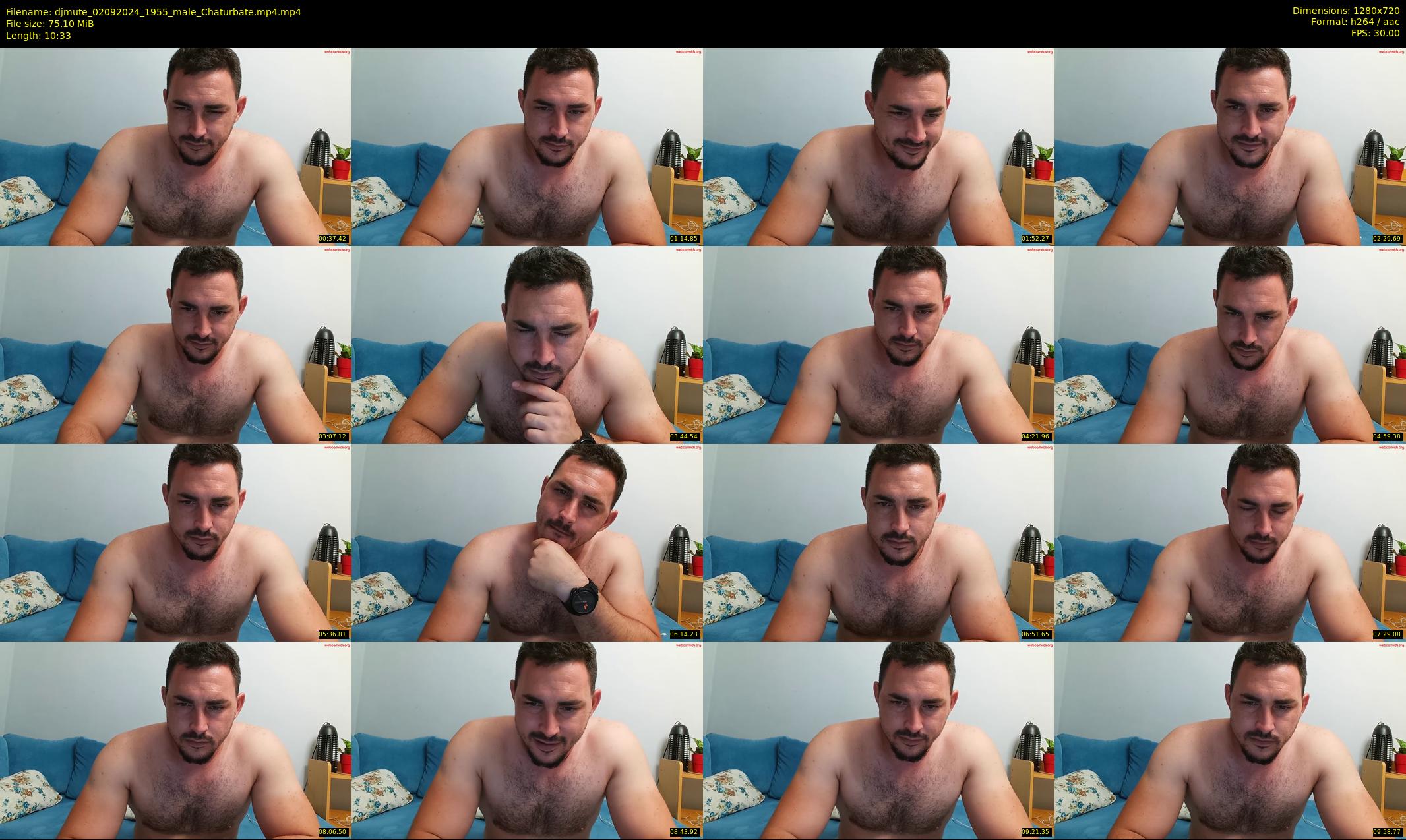 djmute — 11 minute Chaturbate male cam show recording, 720p, Sep 2, 2024