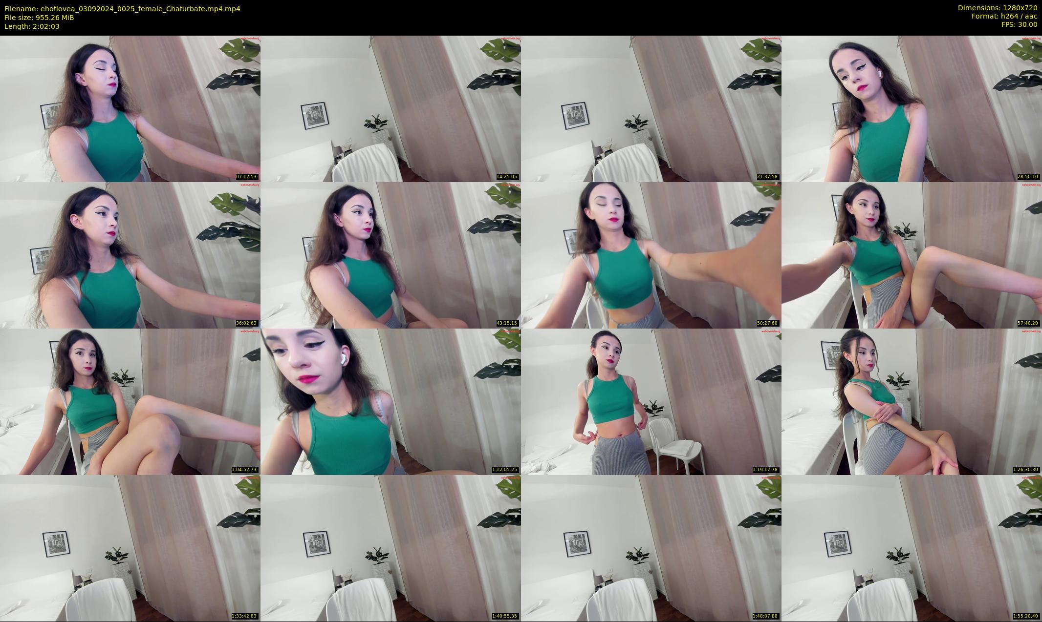 ehotlovea — 123 minute Chaturbate female cam show recording, 720p, Sep 3, 2024