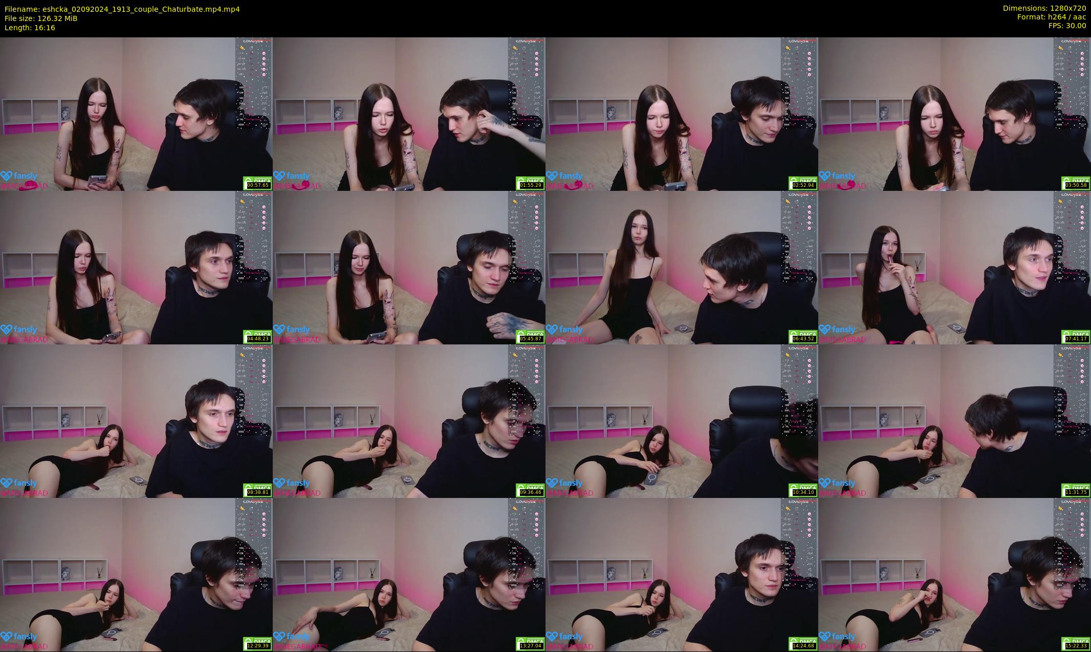 eshcka — 17 minute Chaturbate couple cam show recording, 720p, Sep 2, 2024
