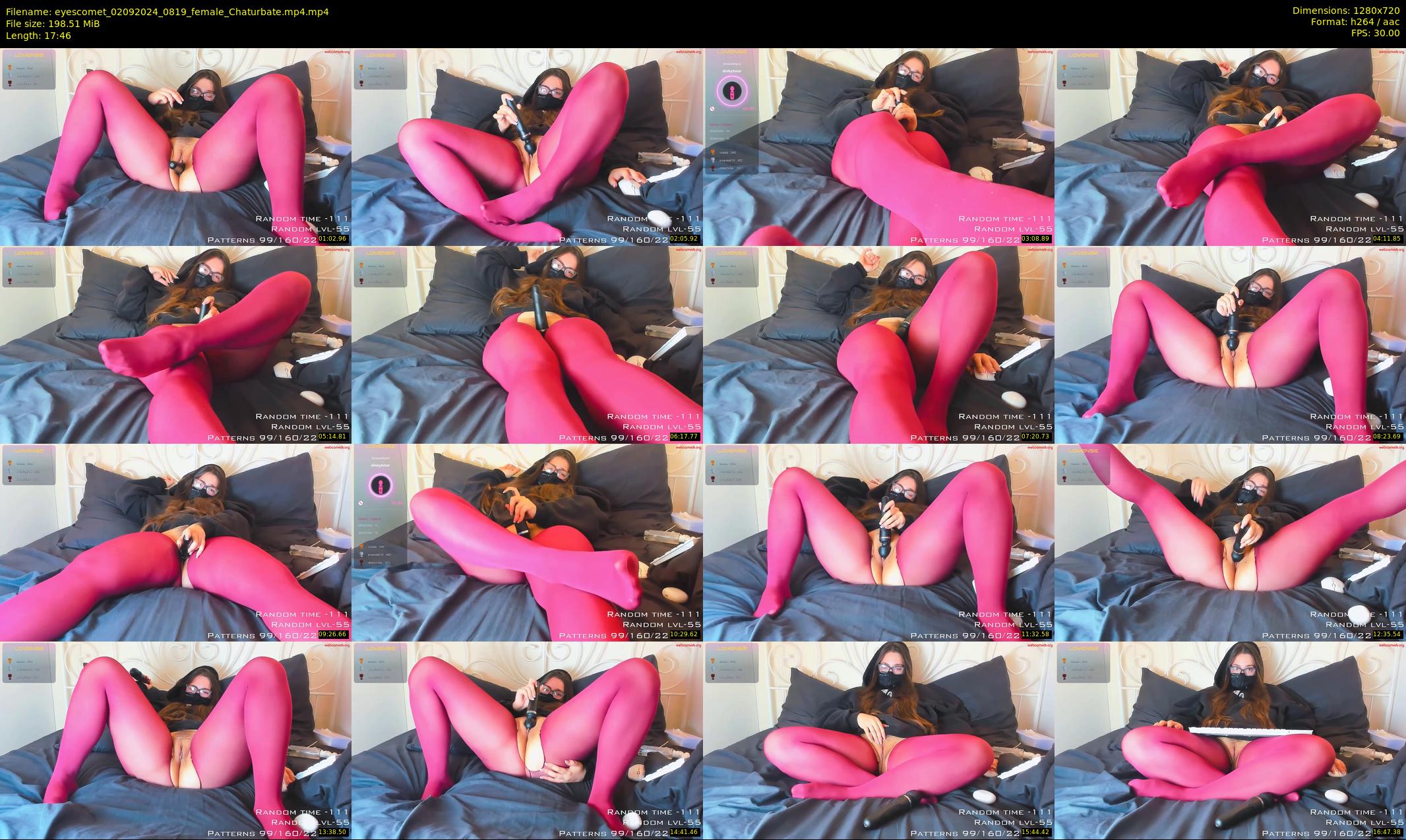 eyescomet — 18 minute Chaturbate female cam show recording, 720p, Sep 2, 2024