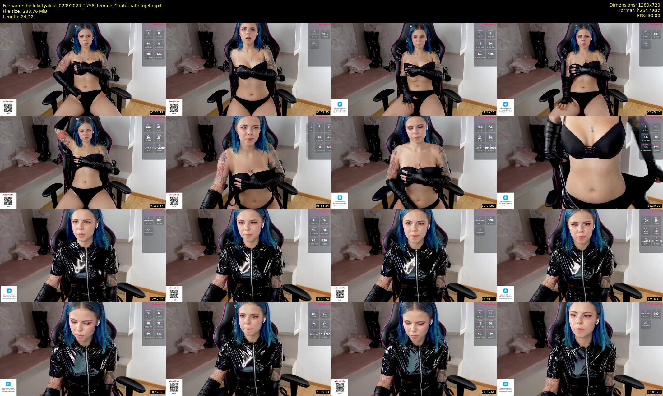 hellokittyalice — 25 minute Chaturbate female cam show recording, 720p, Sep 2, 2024