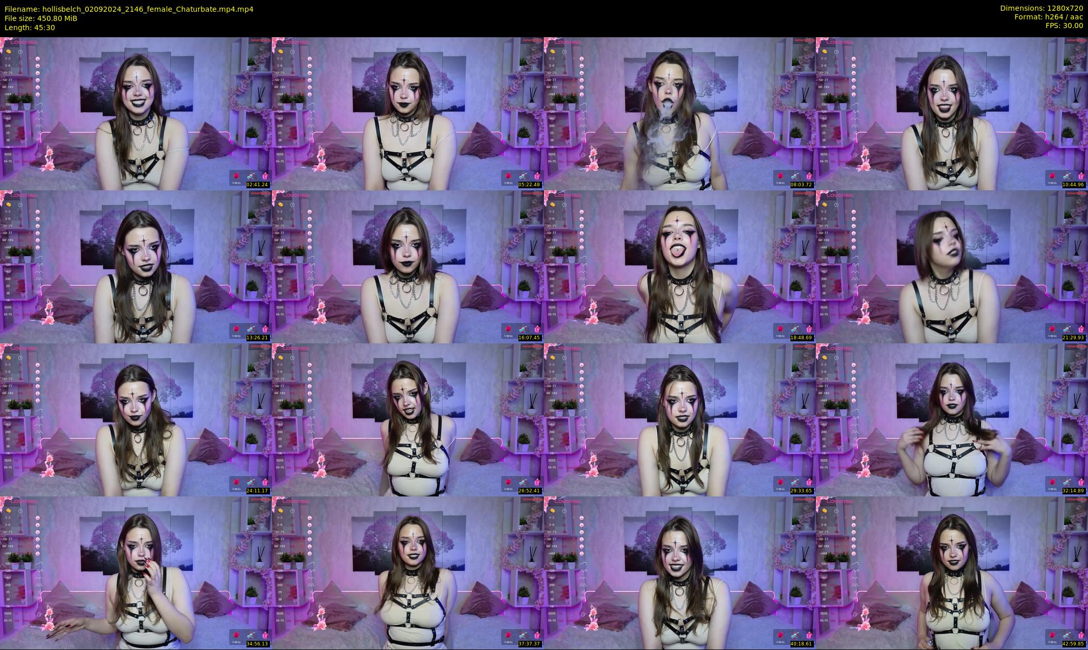 hollisbelch — 46 minute Chaturbate female cam show recording, 720p, Sep 2, 2024