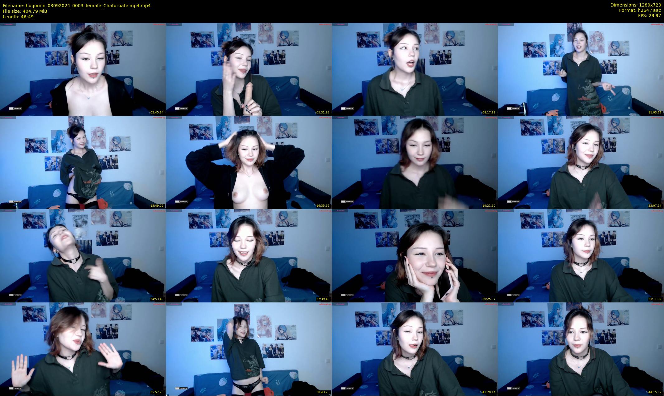 hugomin — 47 minute Chaturbate female cam show recording, 720p, Sep 3, 2024