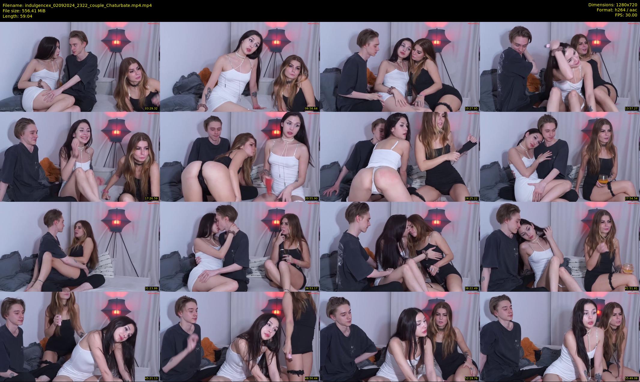 indulgencex — 60 minute Chaturbate couple cam show recording, 720p, Sep 2, 2024