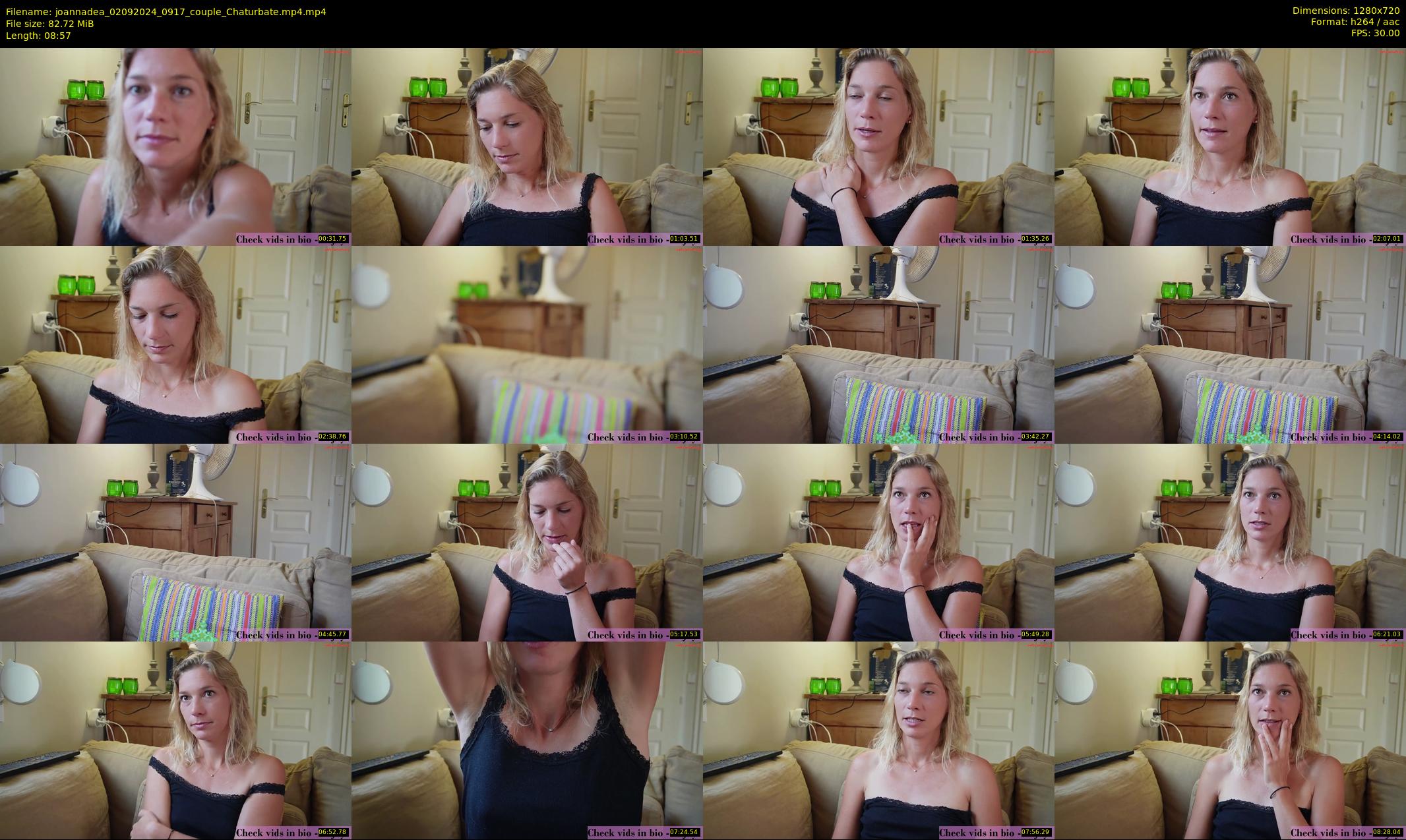 joannadea — 9 minute Chaturbate female cam show recording, 720p, Sep 2, 2024