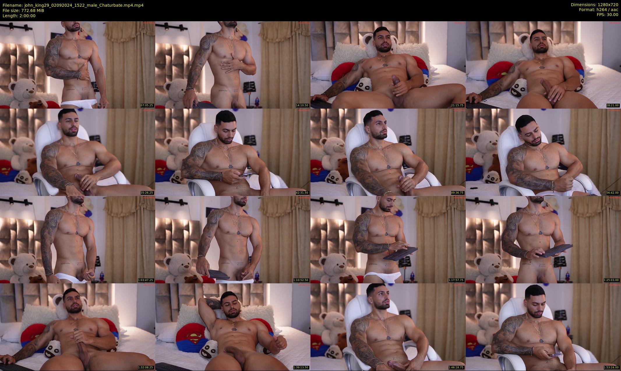 john_king29 — 120 minute Chaturbate male cam show recording, 720p, Sep 2, 2024
