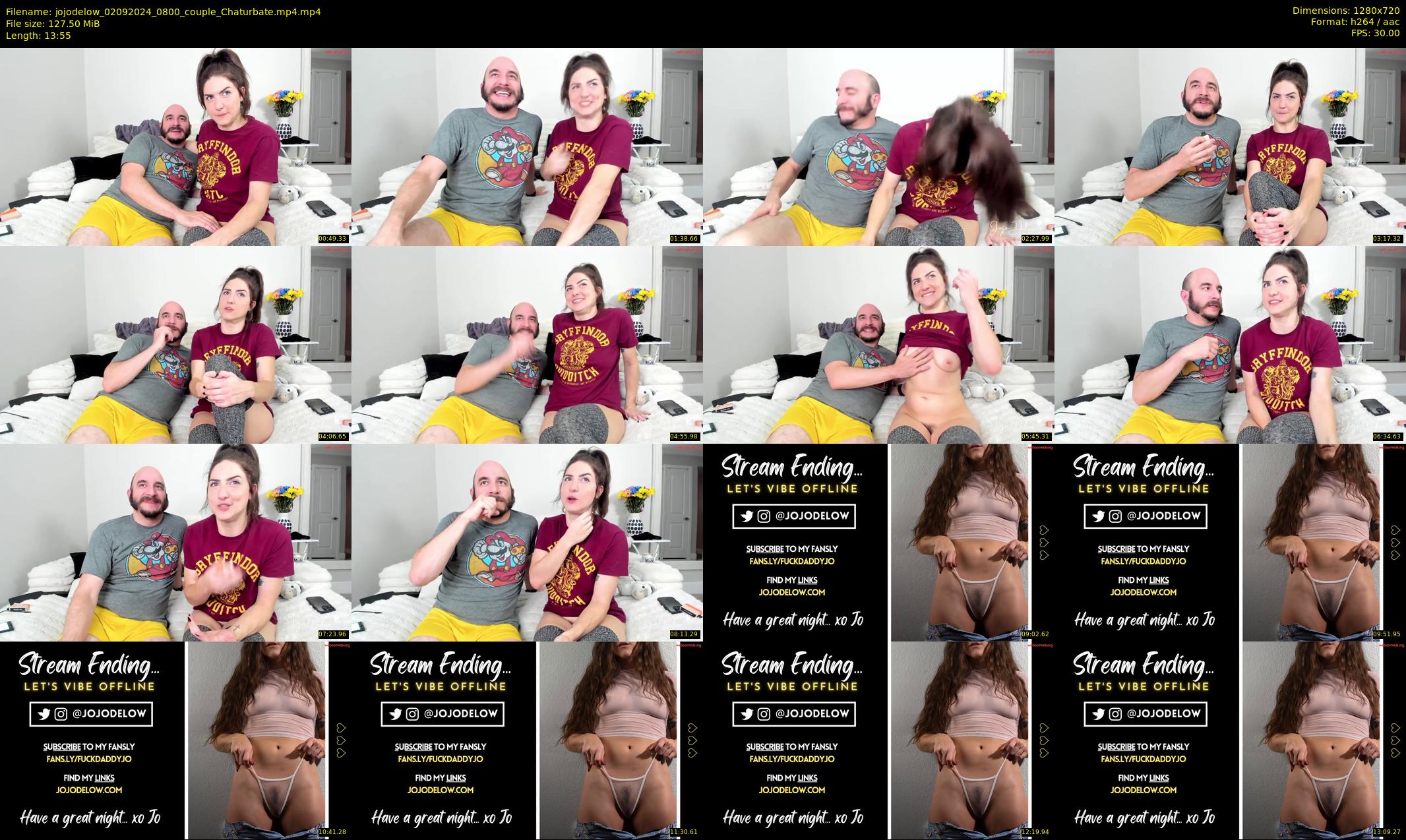 jojodelow — 14 minute Chaturbate female cam show recording, 720p, Sep 2, 2024