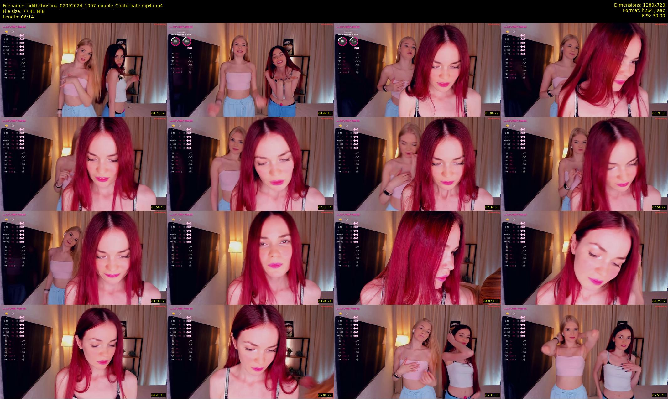 judithchristina — 7 minute Chaturbate female cam show recording, 720p, Sep 2, 2024