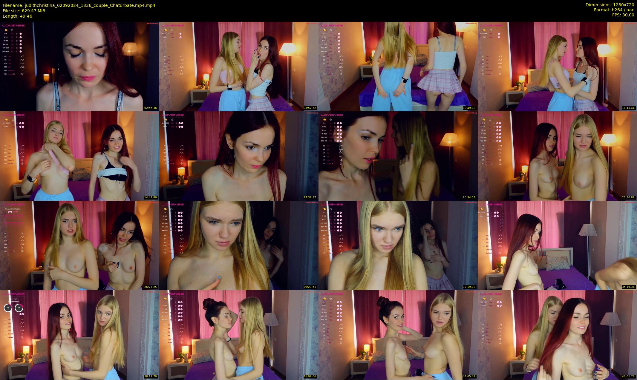 judithchristina — 50 minute Chaturbate female cam show recording, 720p, Sep 2, 2024