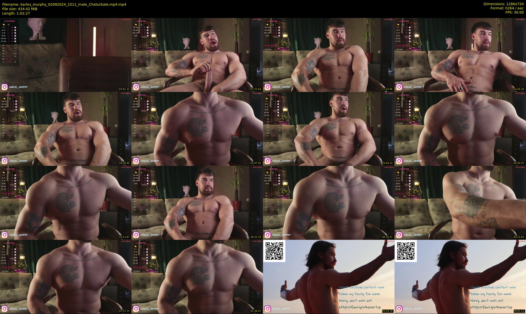 karlos_murphy — 63 minute Chaturbate male cam show recording, 720p, Sep 2, 2024