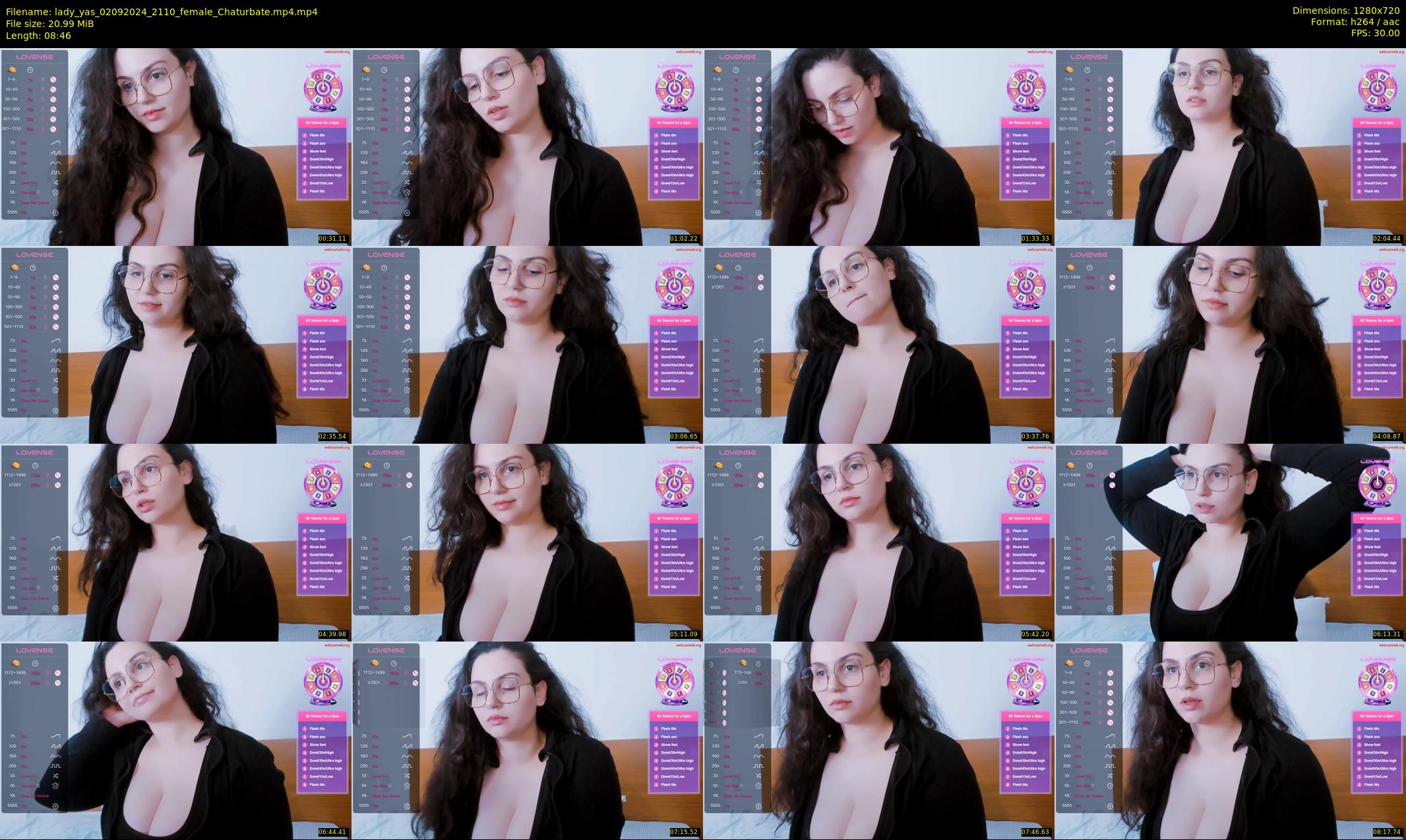 lady_yas — 9 minute Chaturbate female cam show recording, 720p, Sep 2, 2024