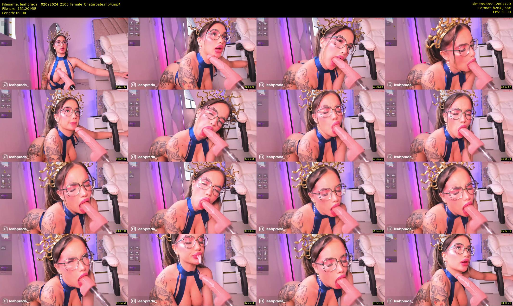 leahprada_ — 9 minute Chaturbate female cam show recording, 720p, Sep 2, 2024