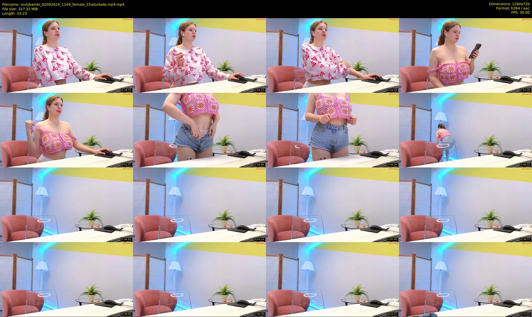 lovlybambi — 34 minute Chaturbate female cam show recording, 720p, Sep 2, 2024