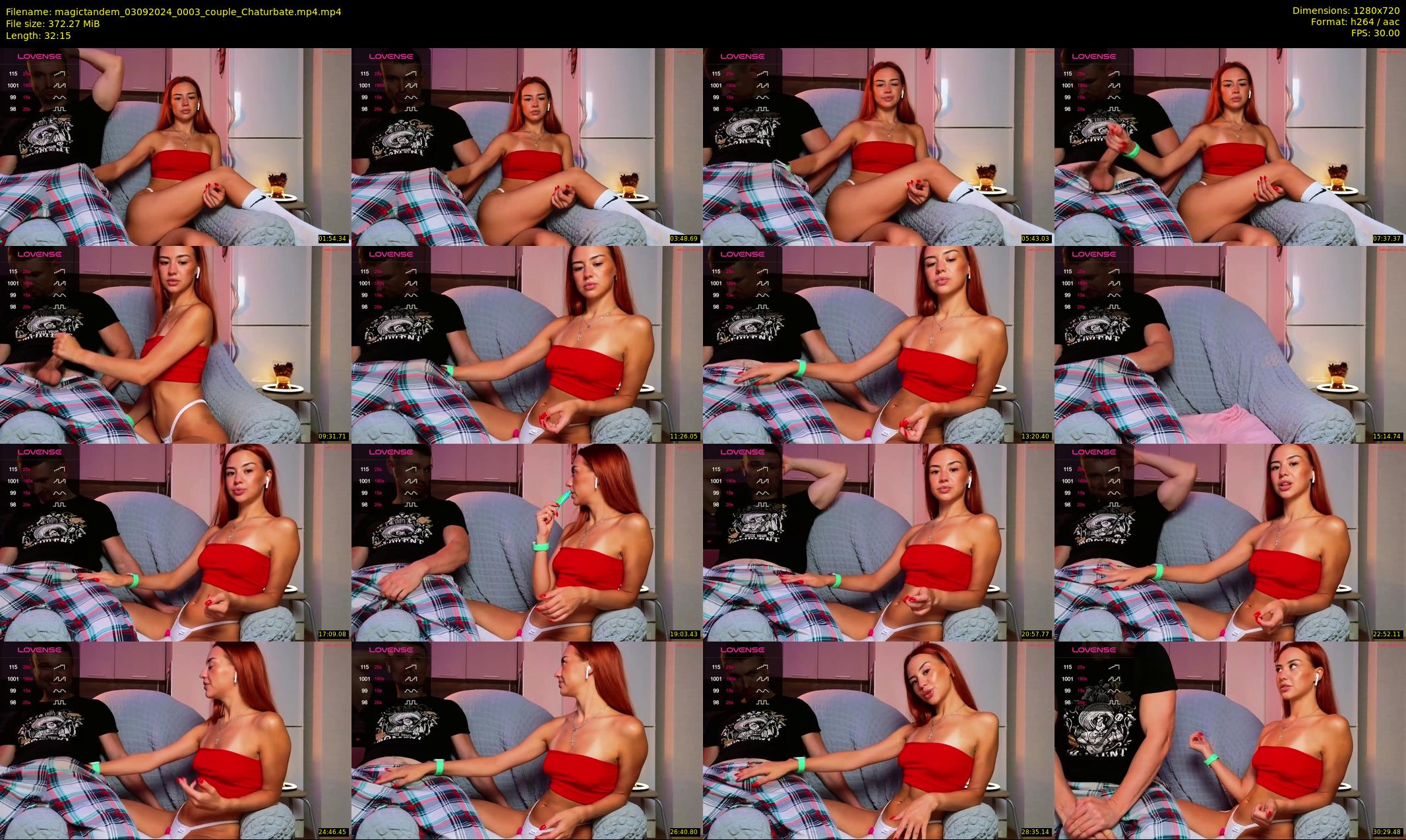 magictandem — 33 minute Chaturbate couple cam show recording, 720p, Sep 3, 2024