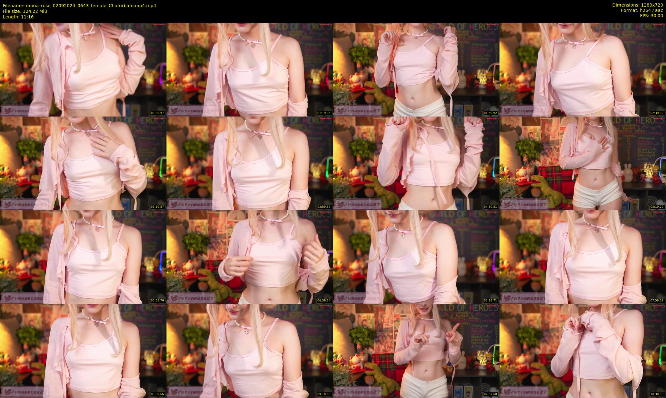 mana_rose — 12 minute Chaturbate female cam show recording, 720p, Sep 2, 2024