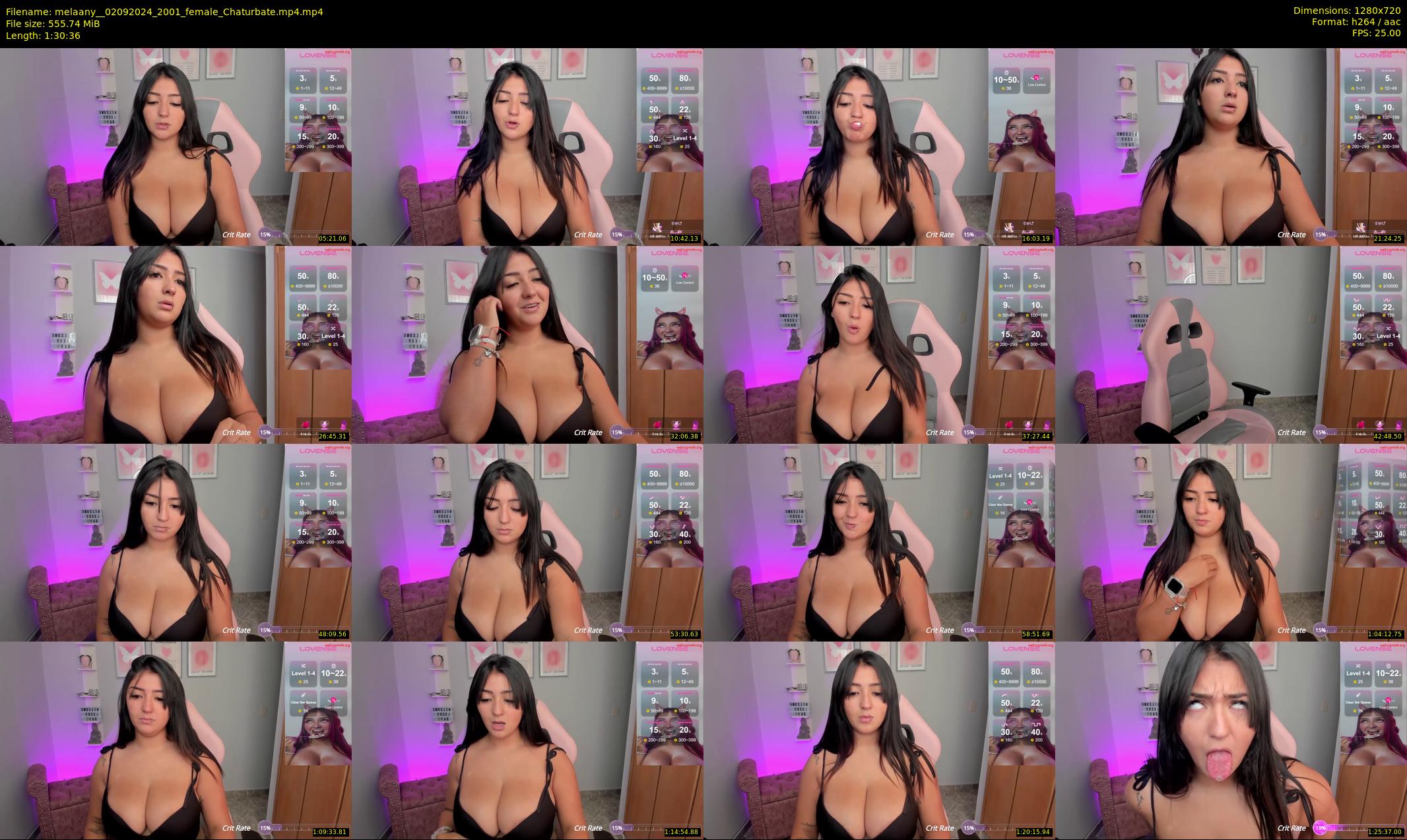 melaany_ — 91 minute Chaturbate female cam show recording, 720p, Sep 2, 2024