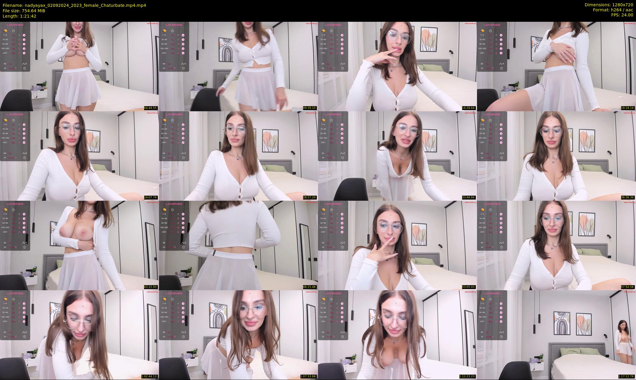 nadyayax — 82 minute Chaturbate female cam show recording, 720p, Sep 2, 2024