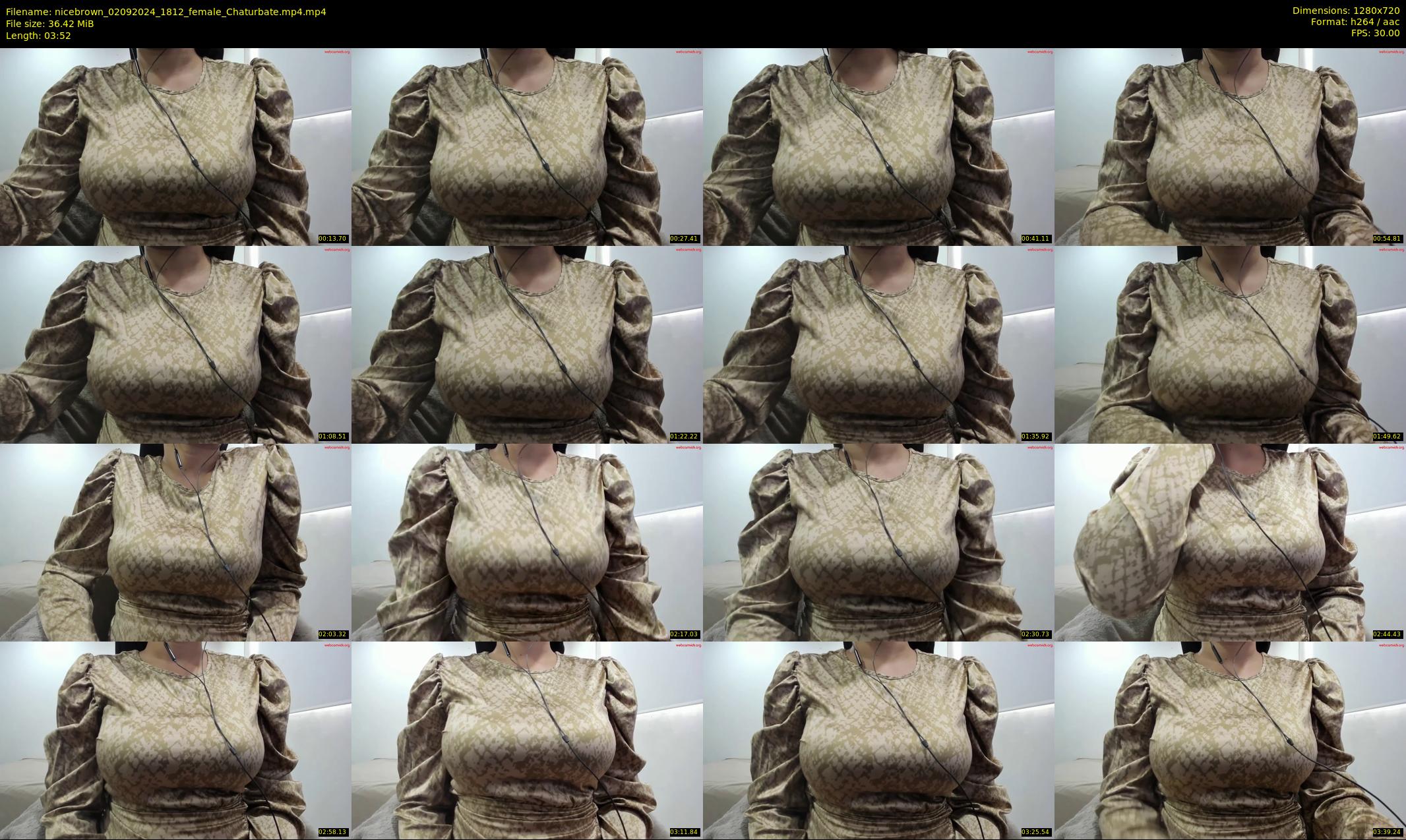 nicebrown — 4 minute Chaturbate female cam show recording, 720p, Sep 2, 2024
