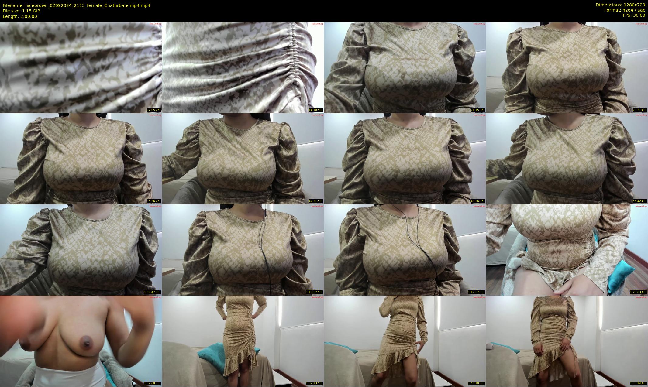 nicebrown — 120 minute Chaturbate female cam show recording, 720p, Sep 2, 2024