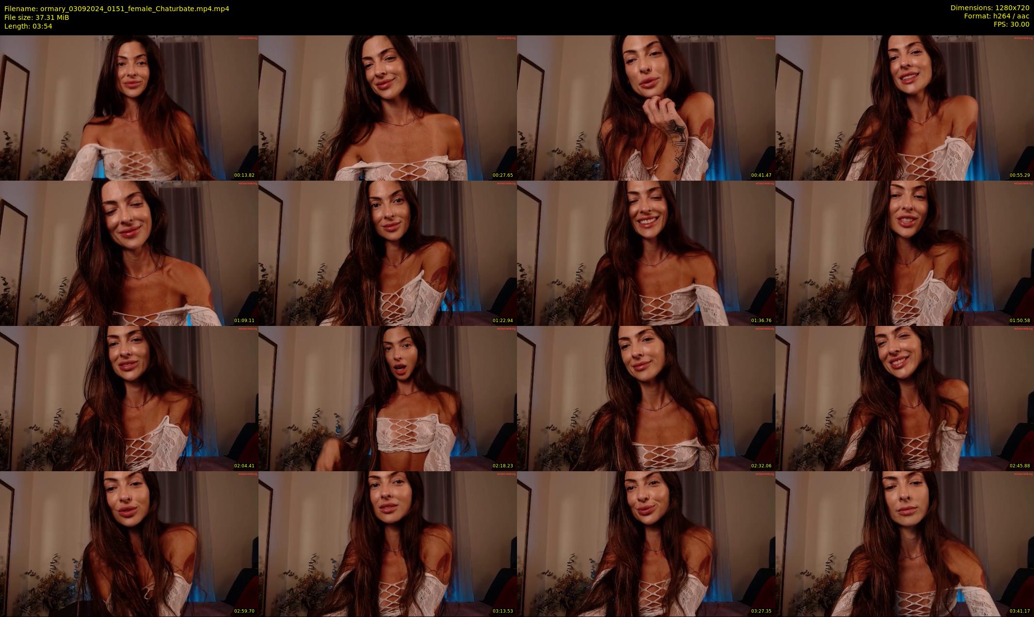 ormary — 4 minute Chaturbate female cam show recording, 720p, Sep 3, 2024