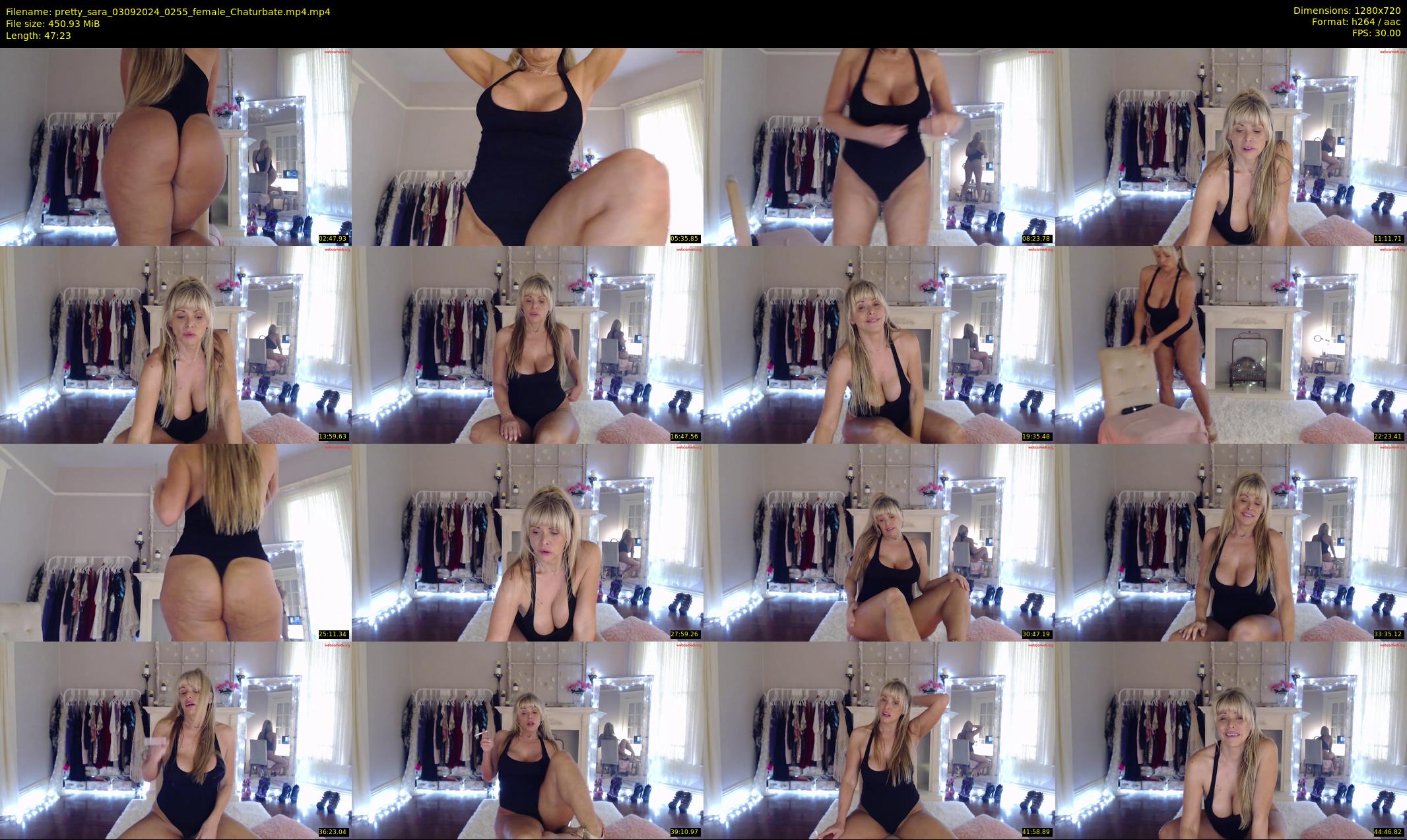 pretty_sara — 48 minute Chaturbate female cam show recording, 720p, Sep 3, 2024