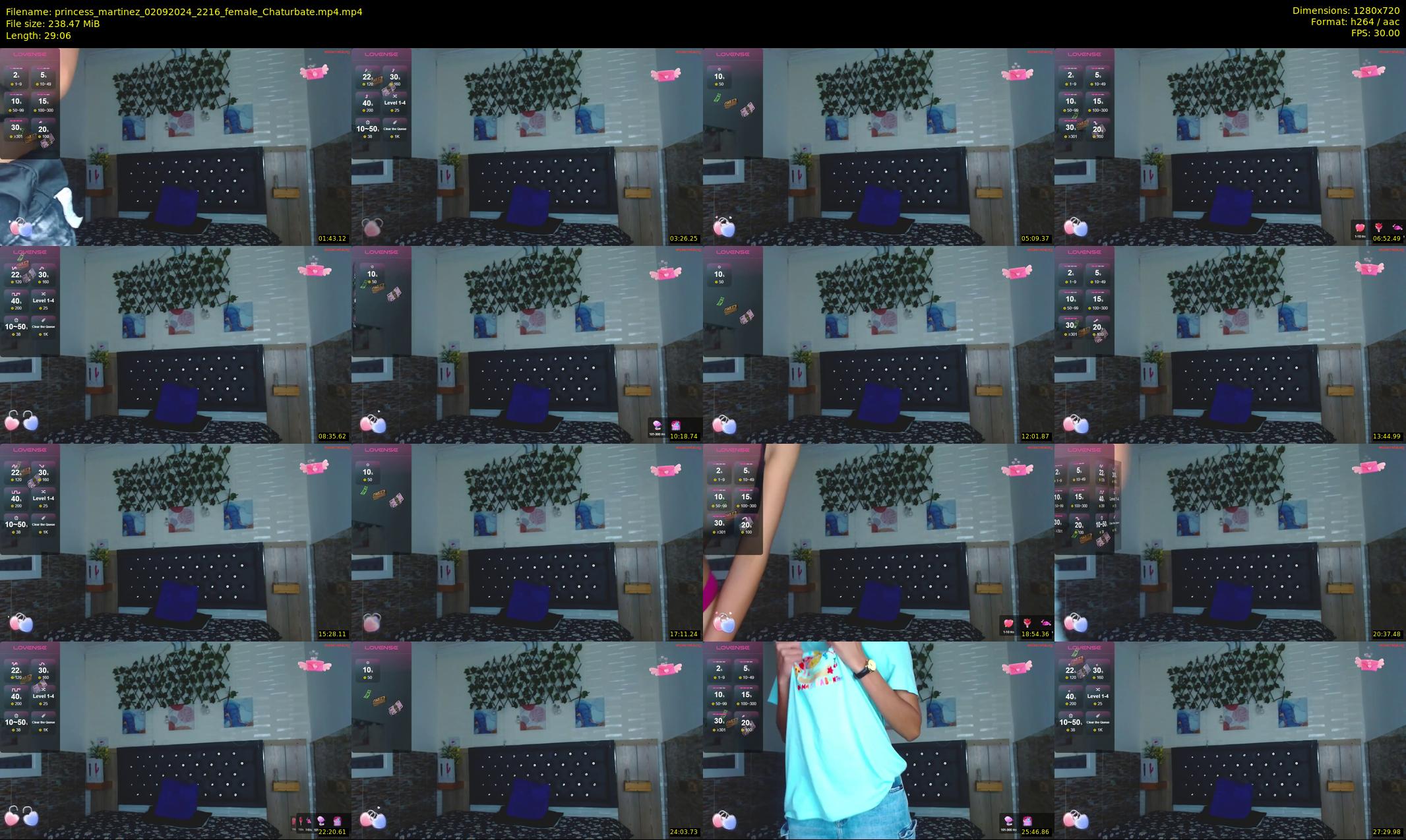 princess_martinez — 30 minute Chaturbate female cam show recording, 720p, Sep 2, 2024