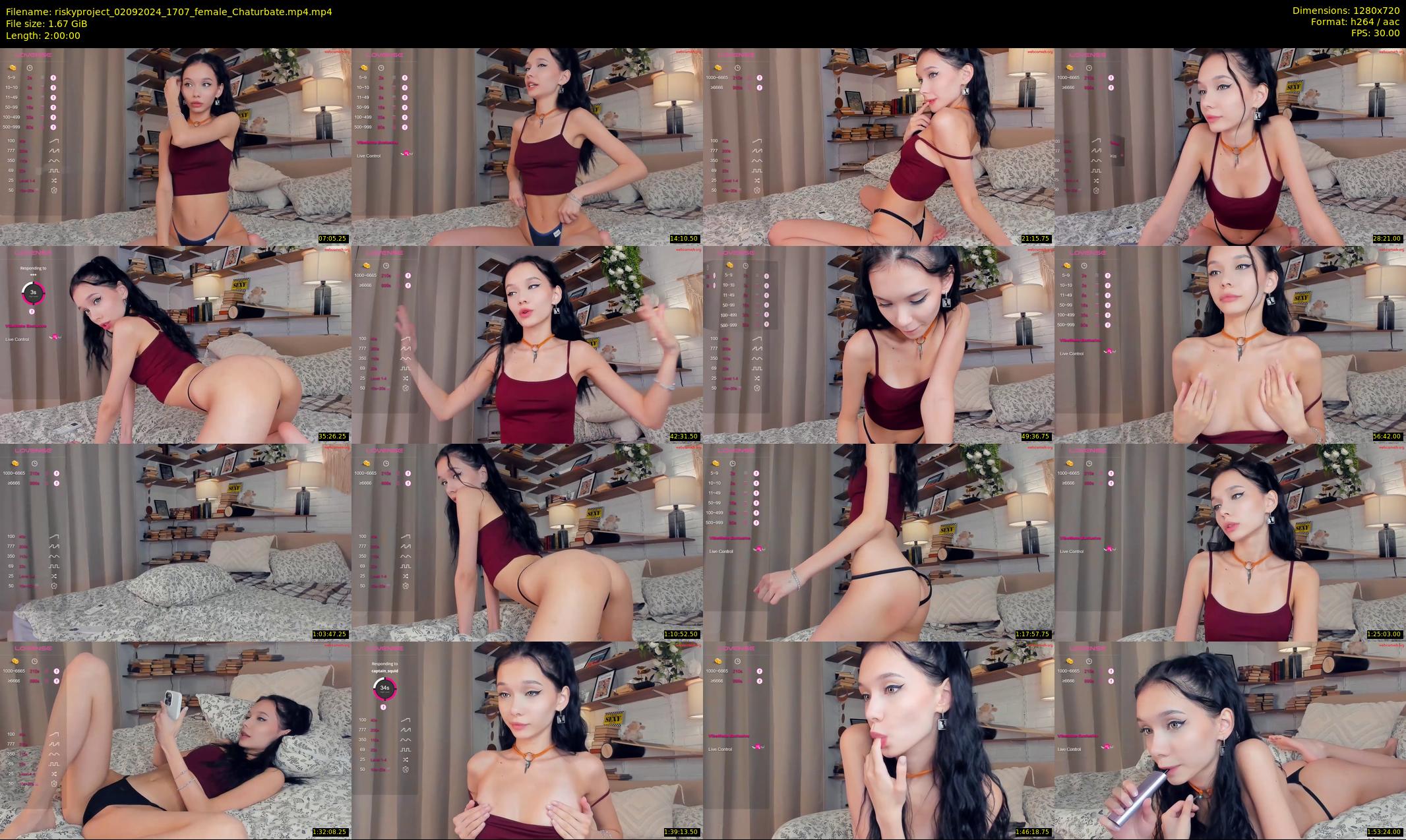 riskyproject — 120 minute Chaturbate couple cam show recording, 720p, Sep 2, 2024