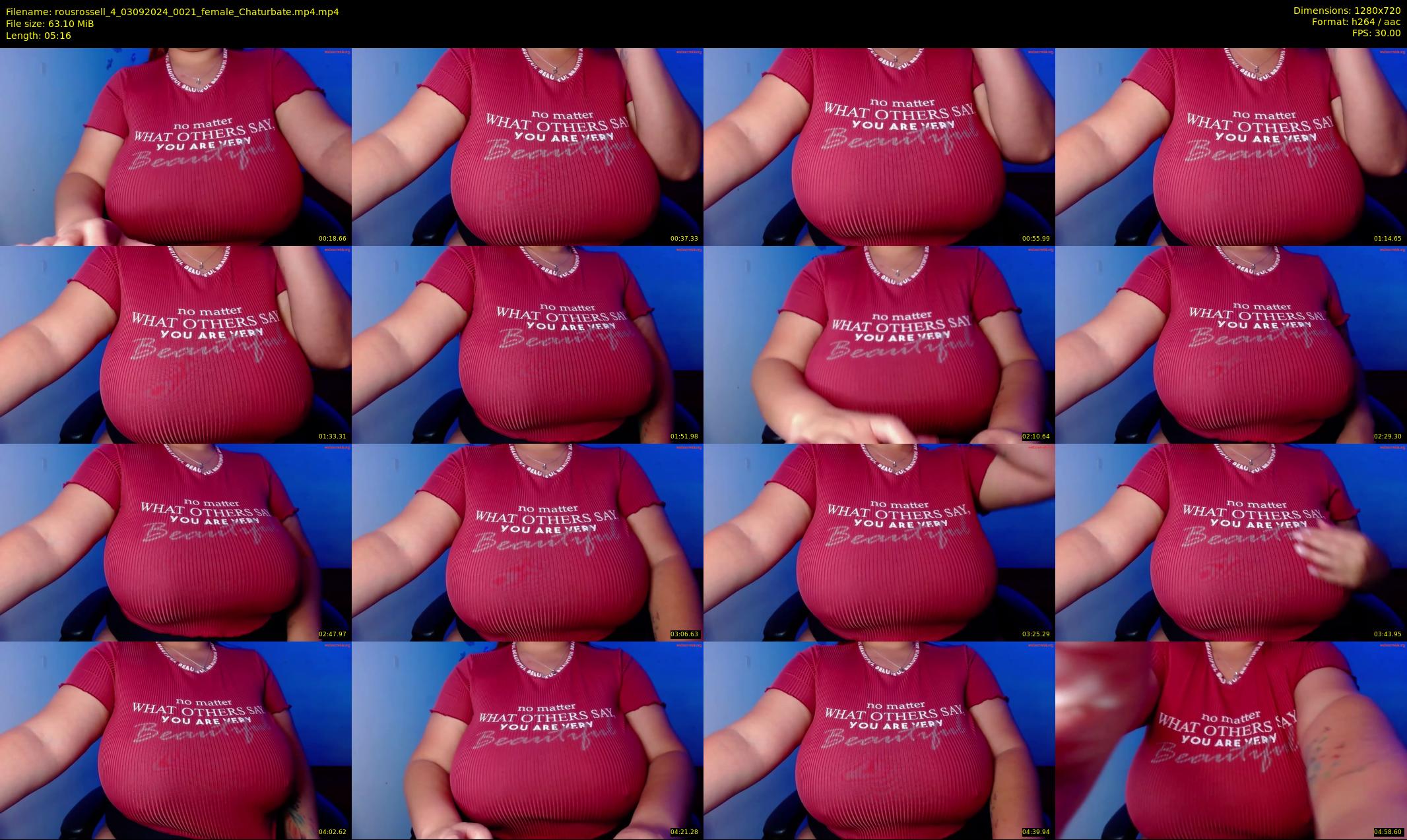 rousrossell_4 — 6 minute Chaturbate female cam show recording, 720p, Sep 3, 2024