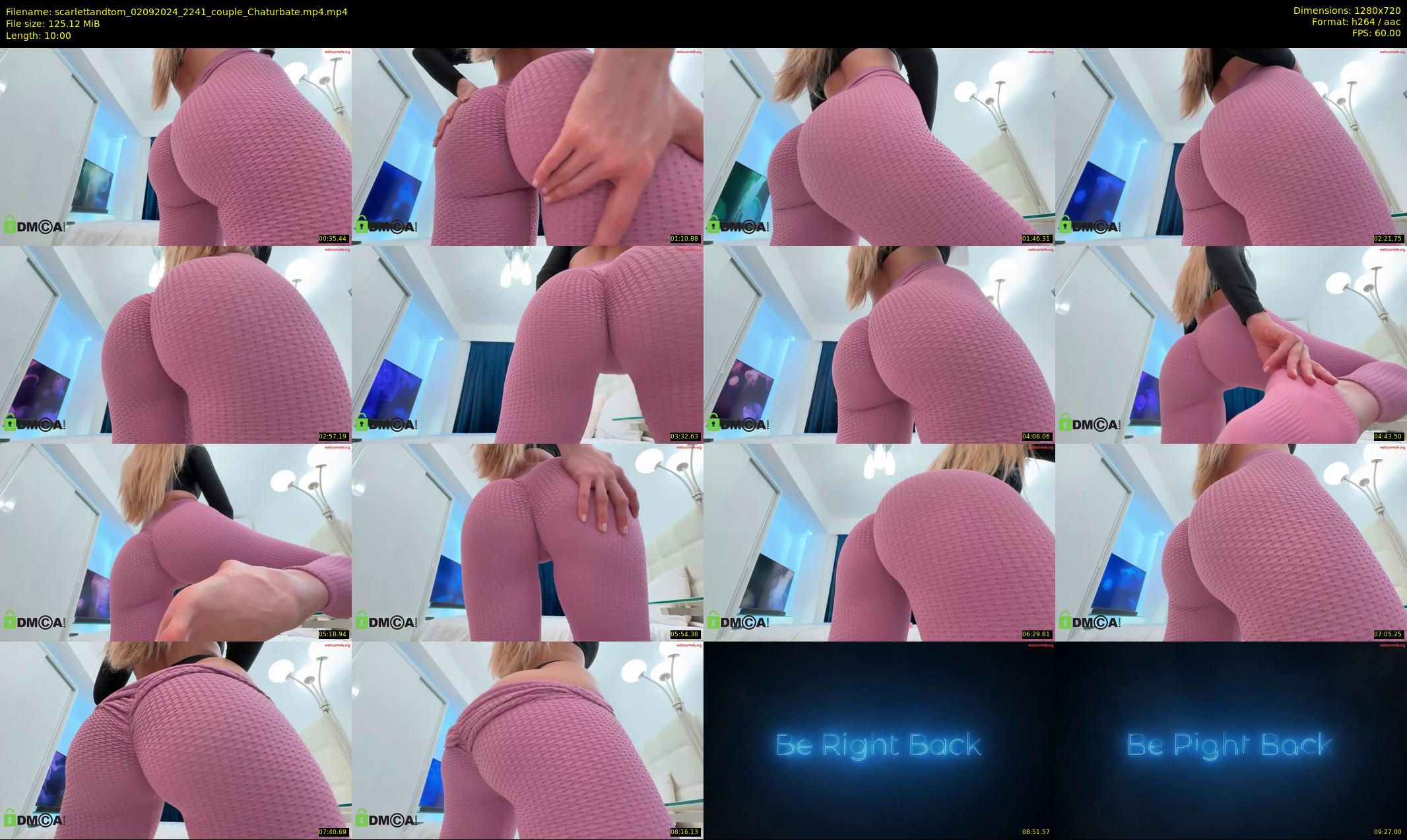 scarlettandtom — 10 minute Chaturbate couple cam show recording, 720p, Sep 2, 2024