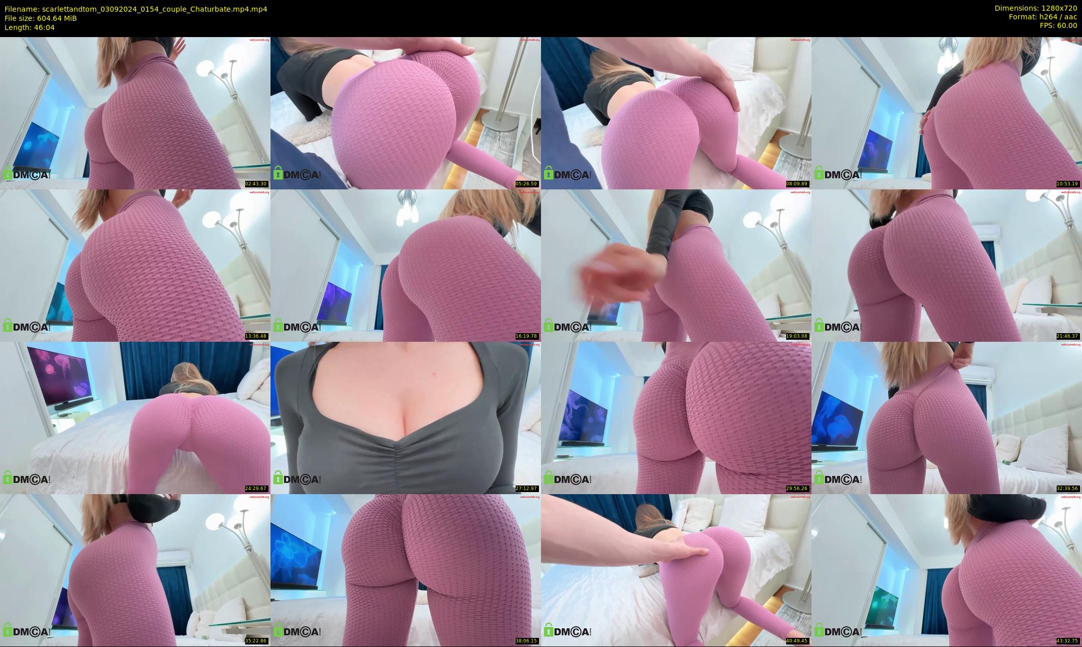 scarlettandtom — 47 minute Chaturbate couple cam show recording, 720p, Sep 3, 2024