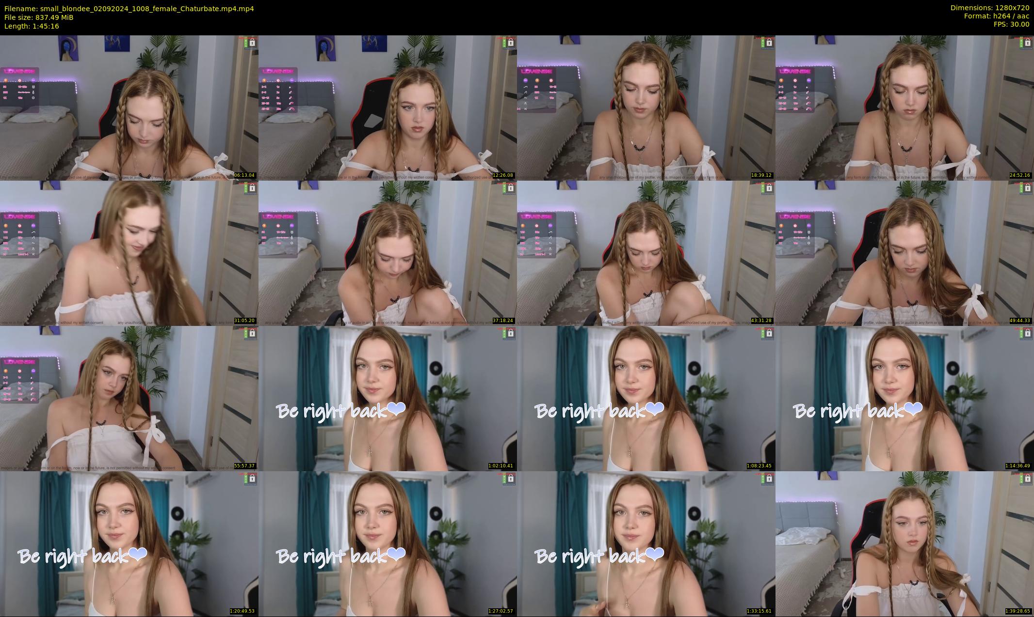 small_blondee — 106 minute Chaturbate female cam show recording, 720p, Sep 2, 2024
