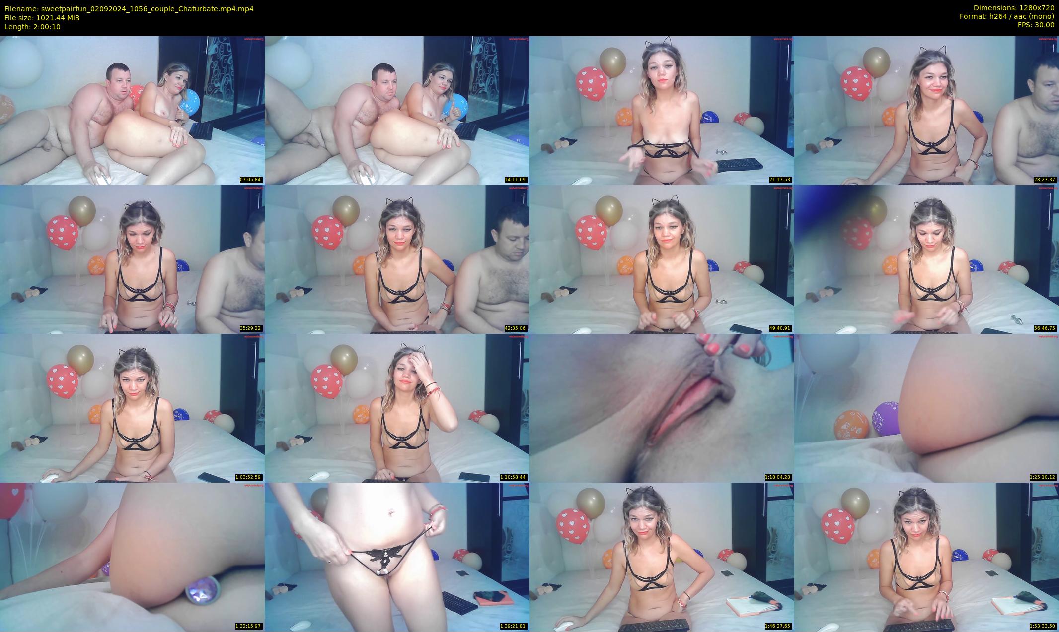 sweetpairfun — 121 minute Chaturbate couple cam show recording, 720p, Sep 2, 2024