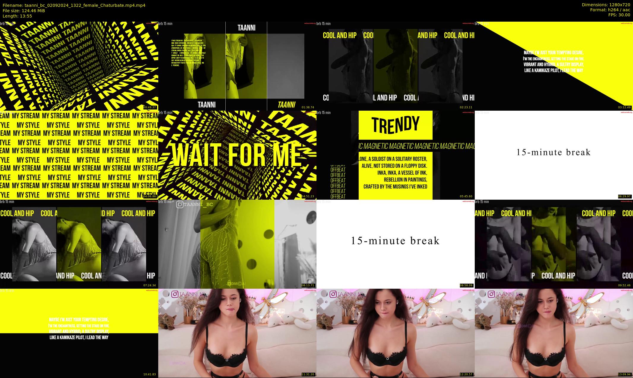 taanni_bc — 14 minute Chaturbate female cam show recording, 720p, Sep 2, 2024