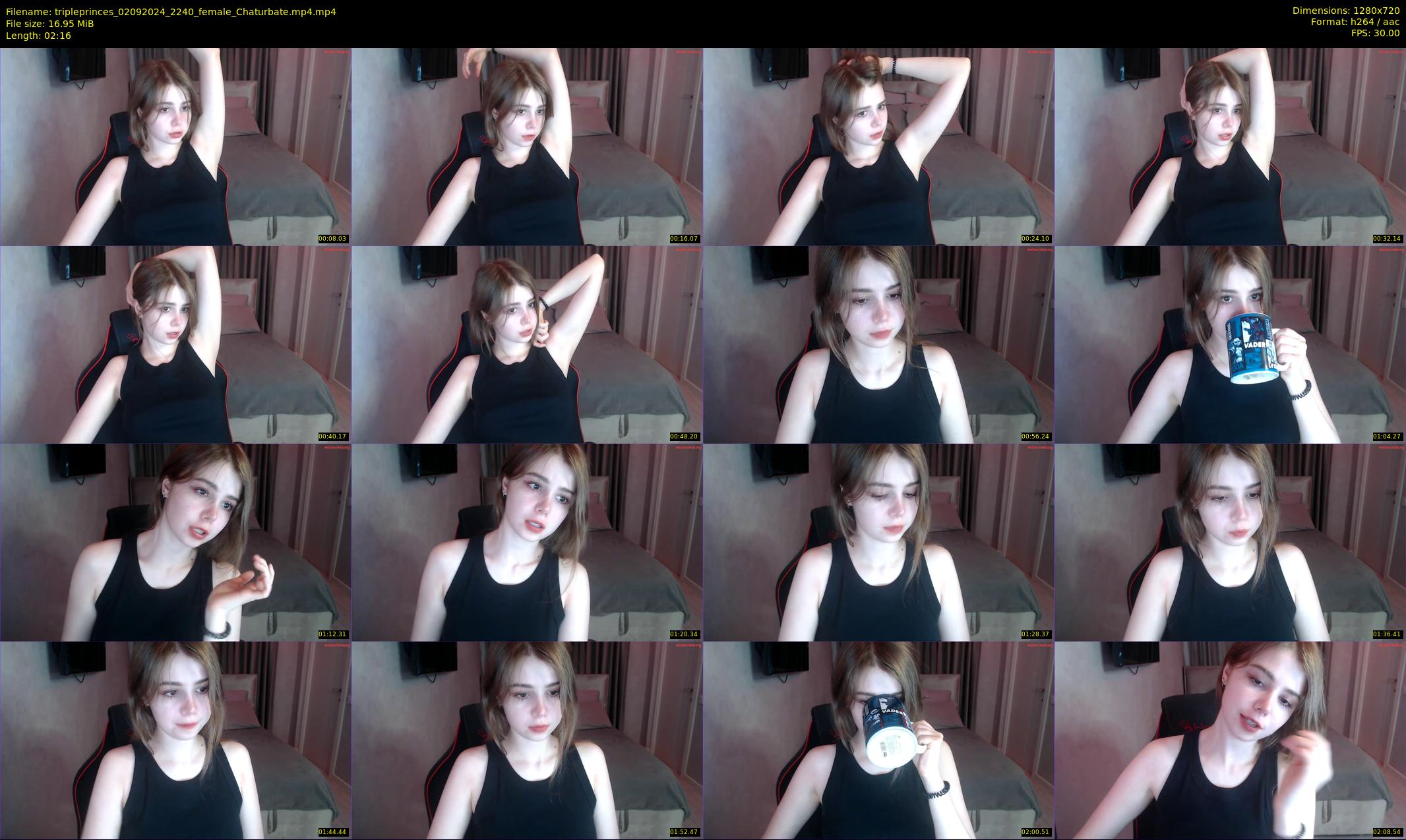 tripleprinces — 3 minute Chaturbate female cam show recording, 720p, Sep 2, 2024