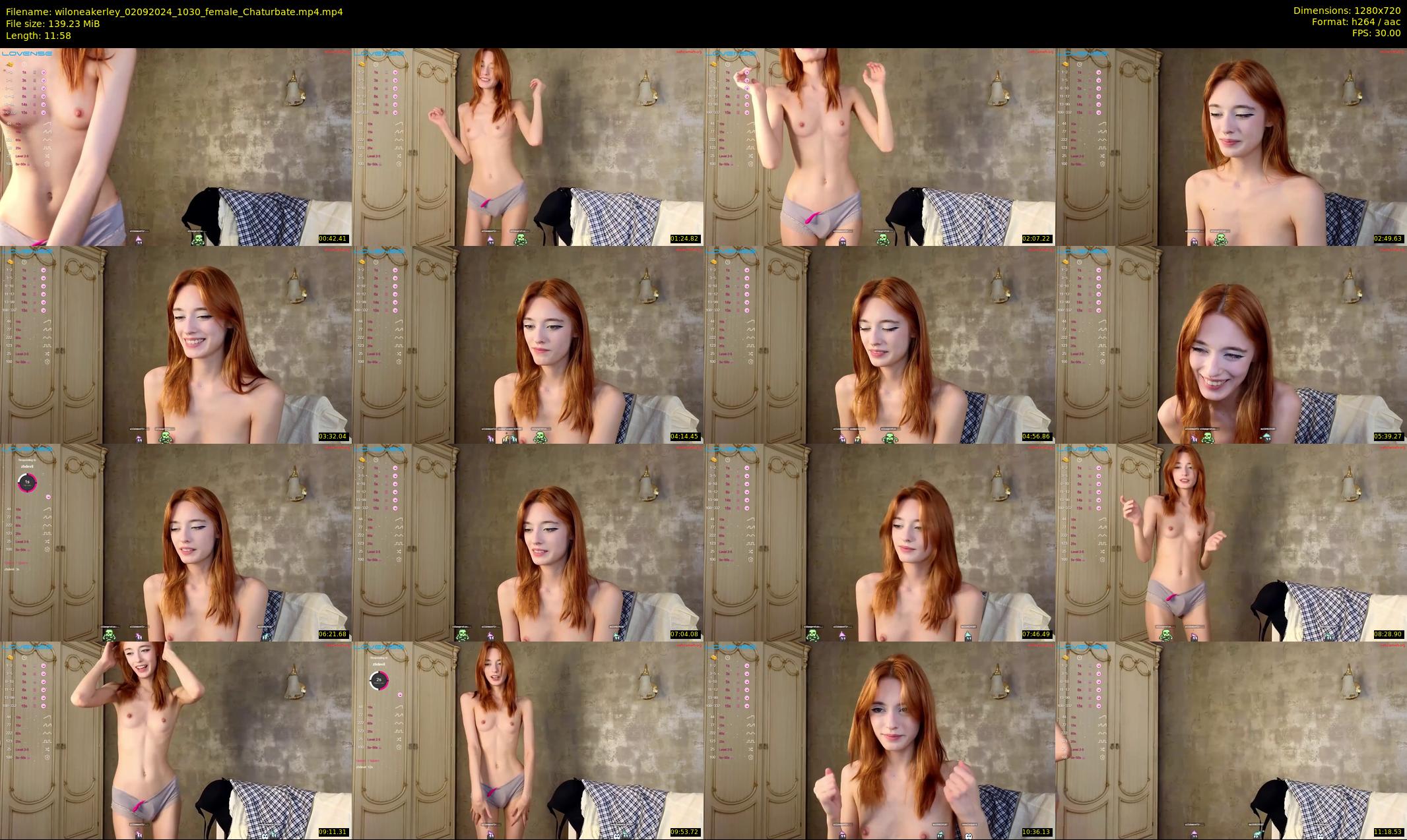 wiloneakerley — 12 minute Chaturbate female cam show recording, 720p, Sep 2, 2024