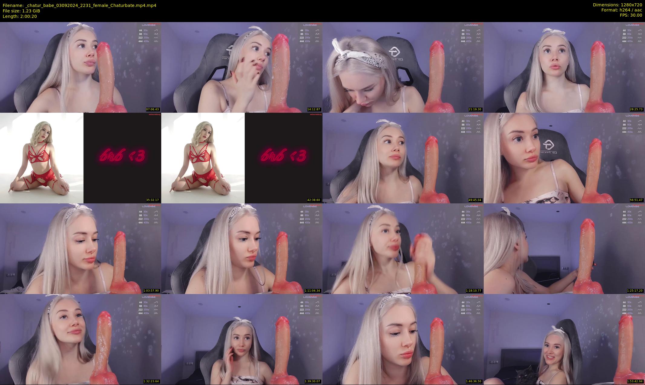 _chatur_babe — 121 minute Chaturbate female cam show recording, 720p, Sep 3, 2024