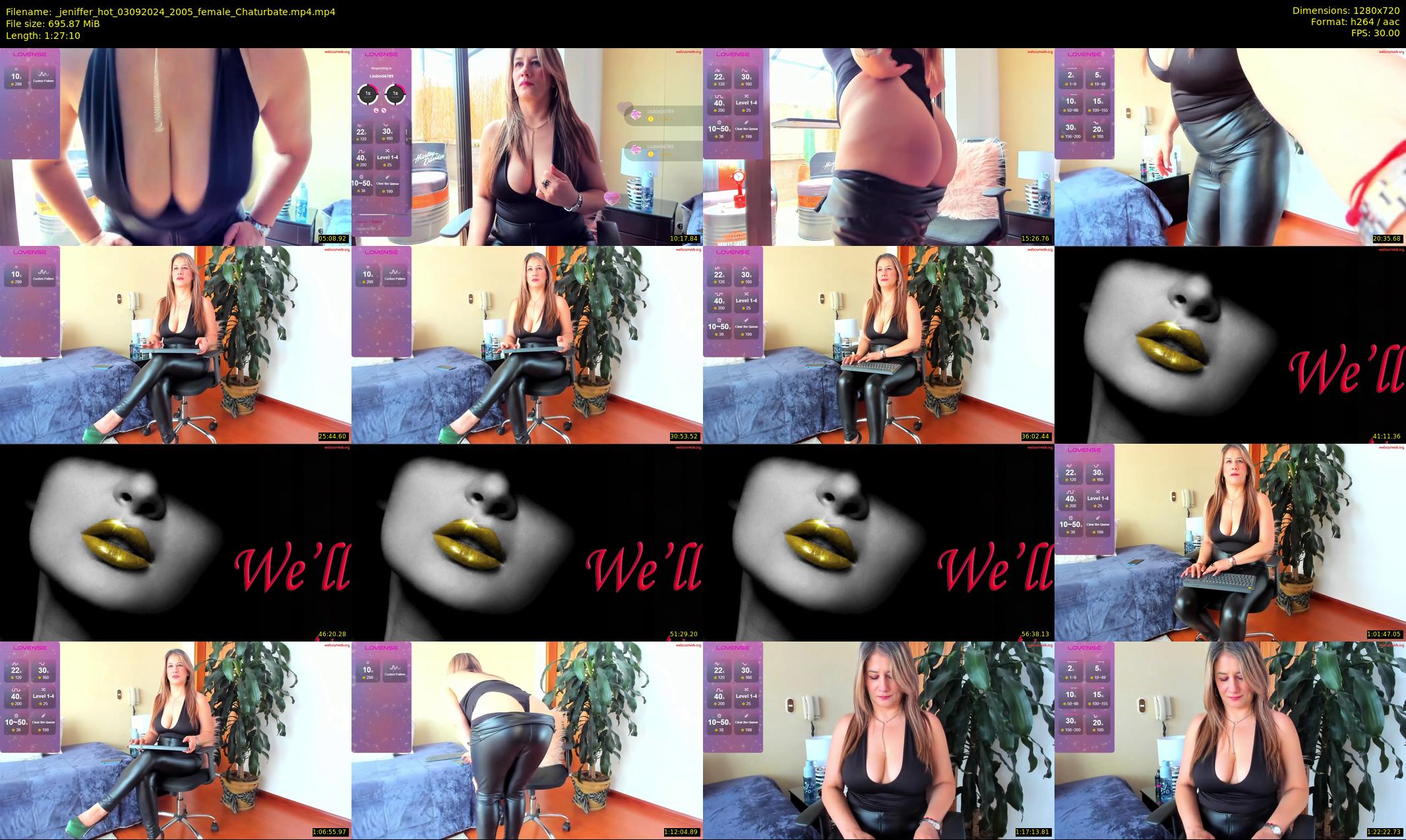_jeniffer_hot — 88 minute Chaturbate female cam show recording, 720p, Sep 3, 2024