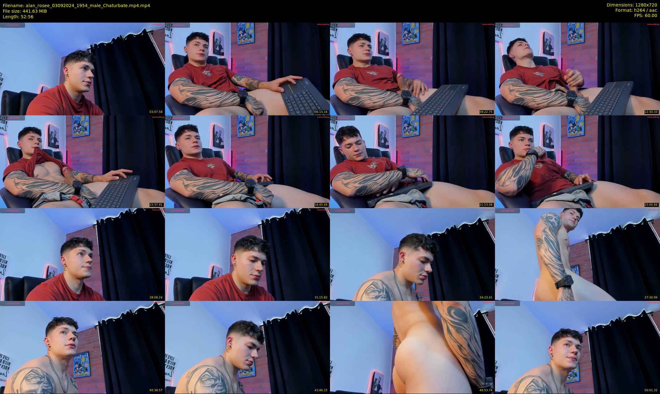 alan_rosee — 53 minute Chaturbate male cam show recording, 720p, Sep 3, 2024
