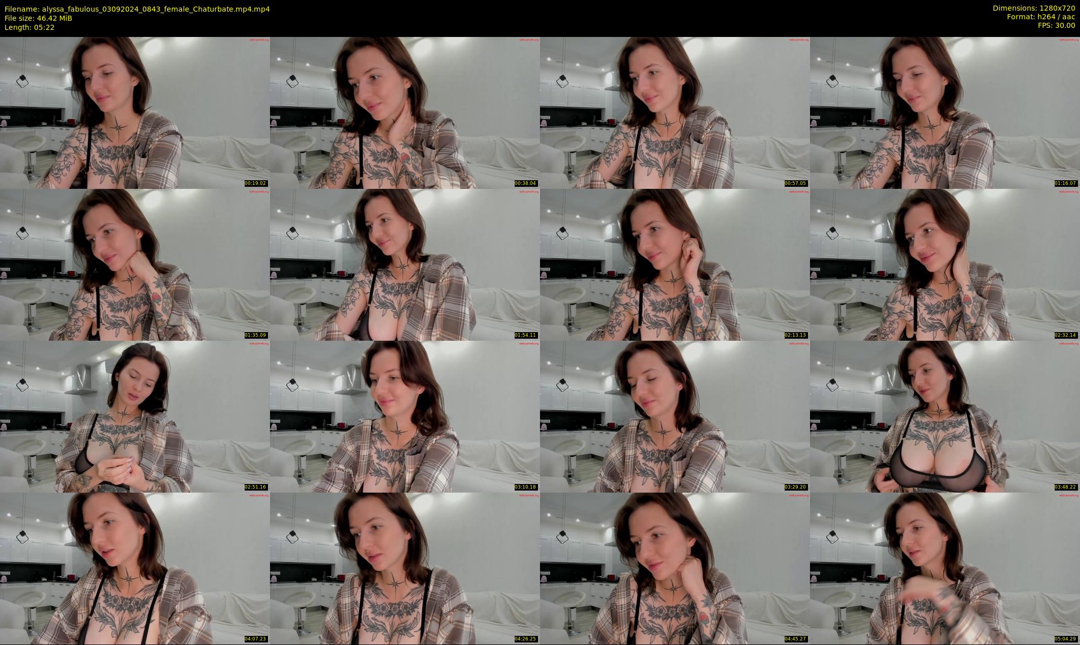 alyssa_fabulous — 6 minute Chaturbate female cam show recording, 720p, Sep 3, 2024