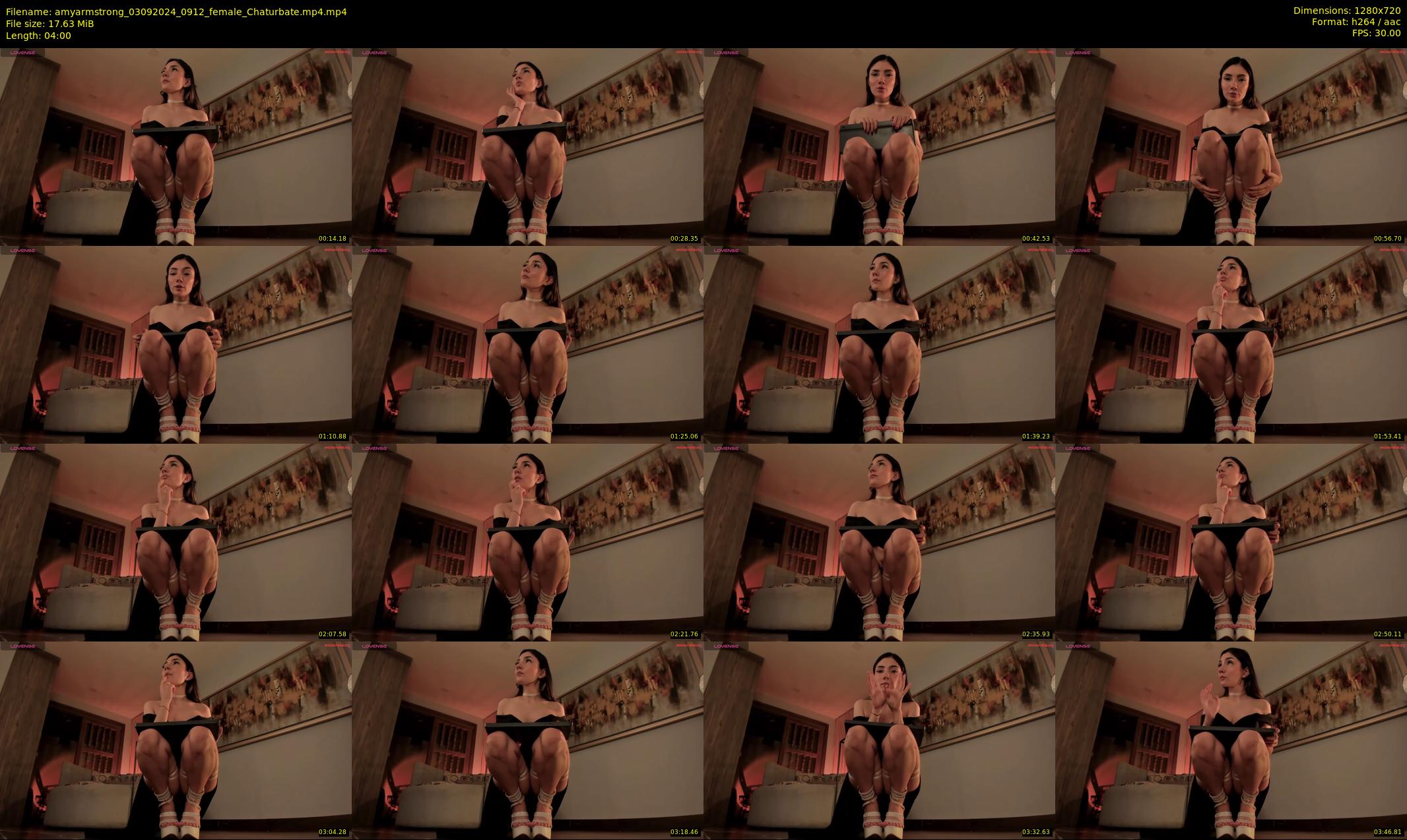 amyarmstrong — 4 minute Chaturbate female cam show recording, 720p, Sep 3, 2024