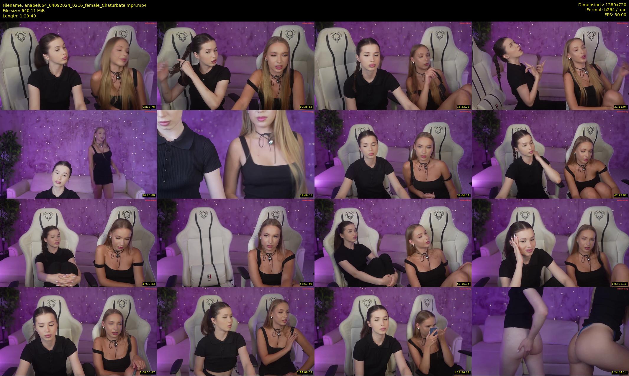 anabel054 — 90 minute Chaturbate female cam show recording, 720p, Sep 4, 2024