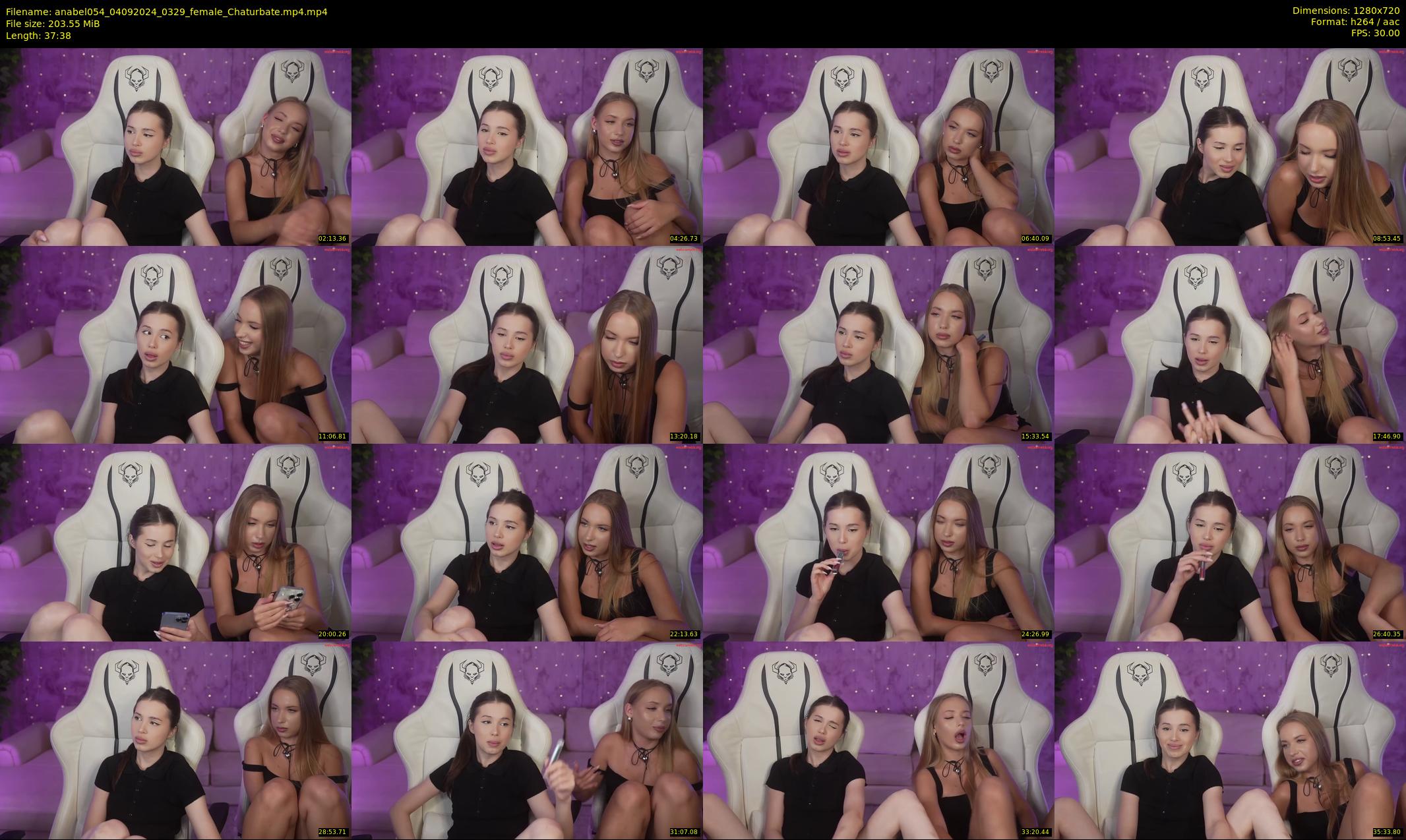 anabel054 — 38 minute Chaturbate female cam show recording, 720p, Sep 4, 2024