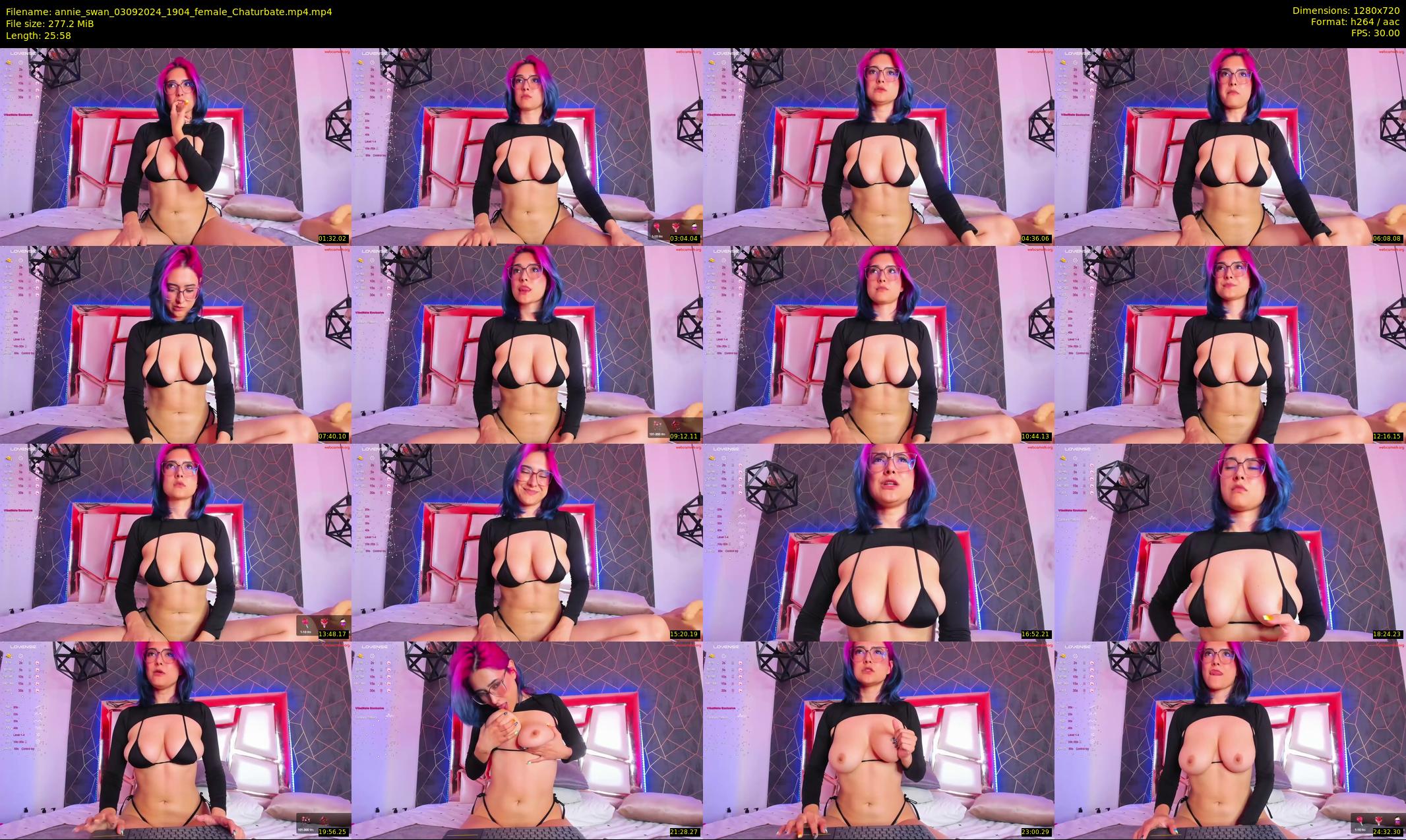 annie_swan — 26 minute Chaturbate female cam show recording, 720p, Sep 3, 2024