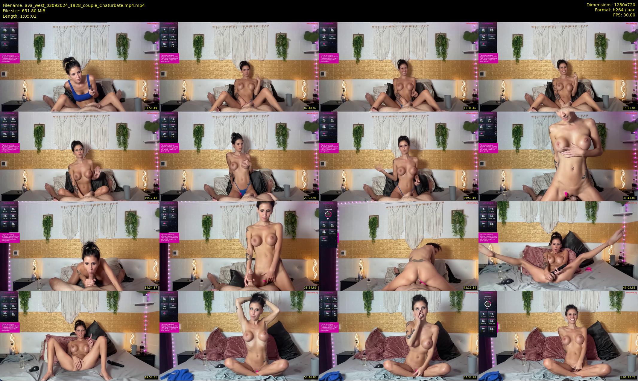 ava_west — 66 minute Chaturbate couple cam show recording, 720p, Sep 3, 2024