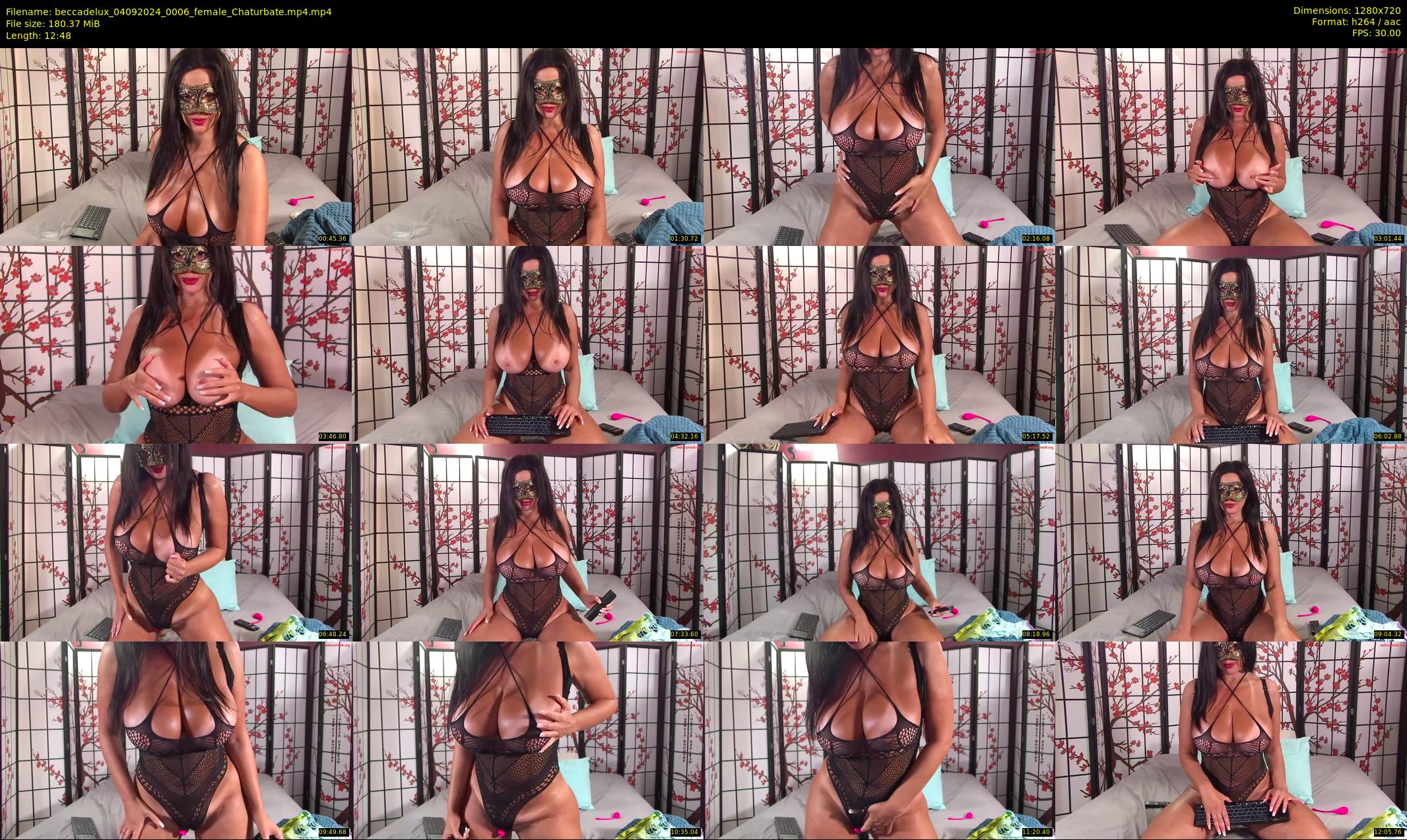 beccadelux — 13 minute Chaturbate female cam show recording, 720p, Sep 4, 2024