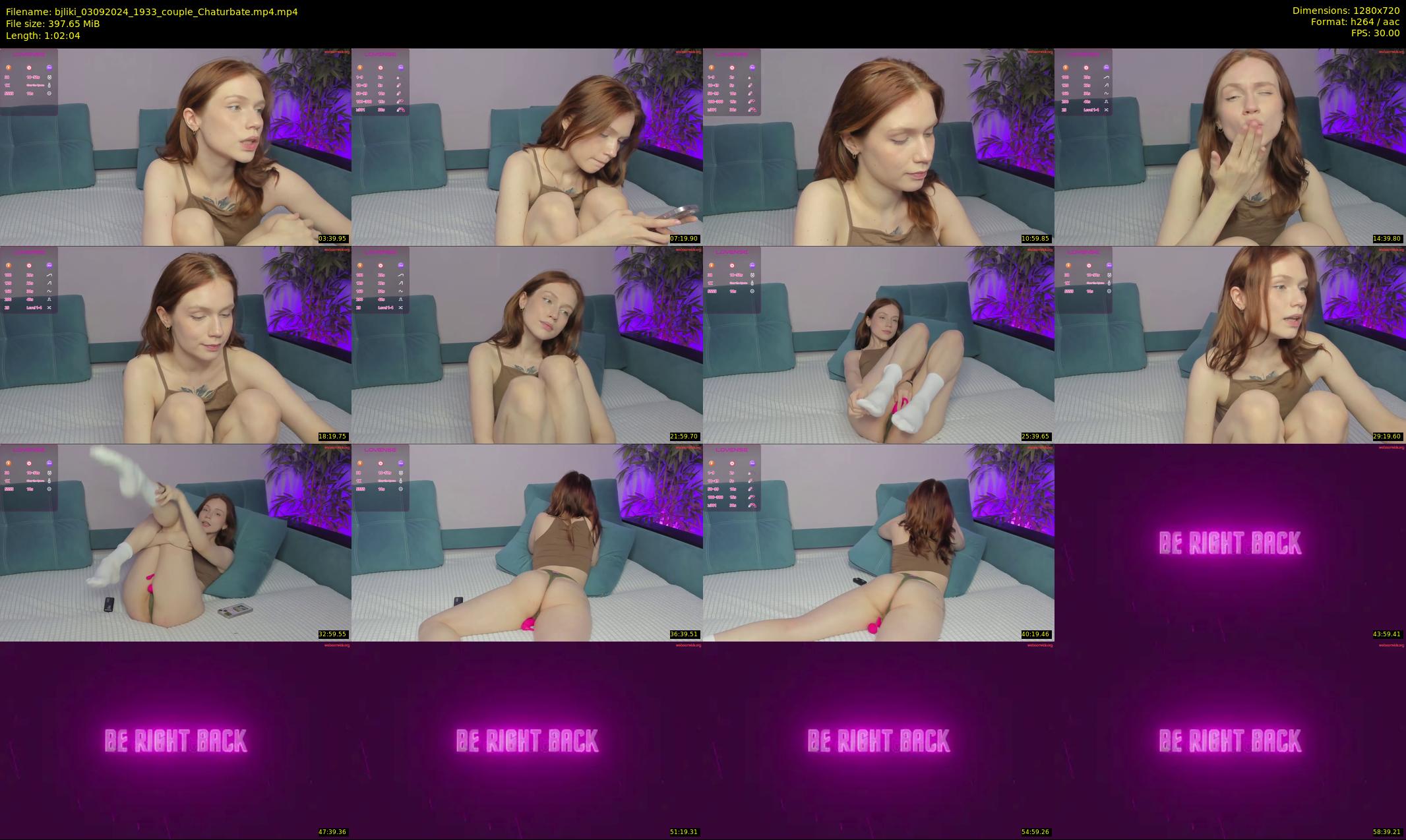bjliki — 63 minute Chaturbate couple cam show recording, 720p, Sep 3, 2024