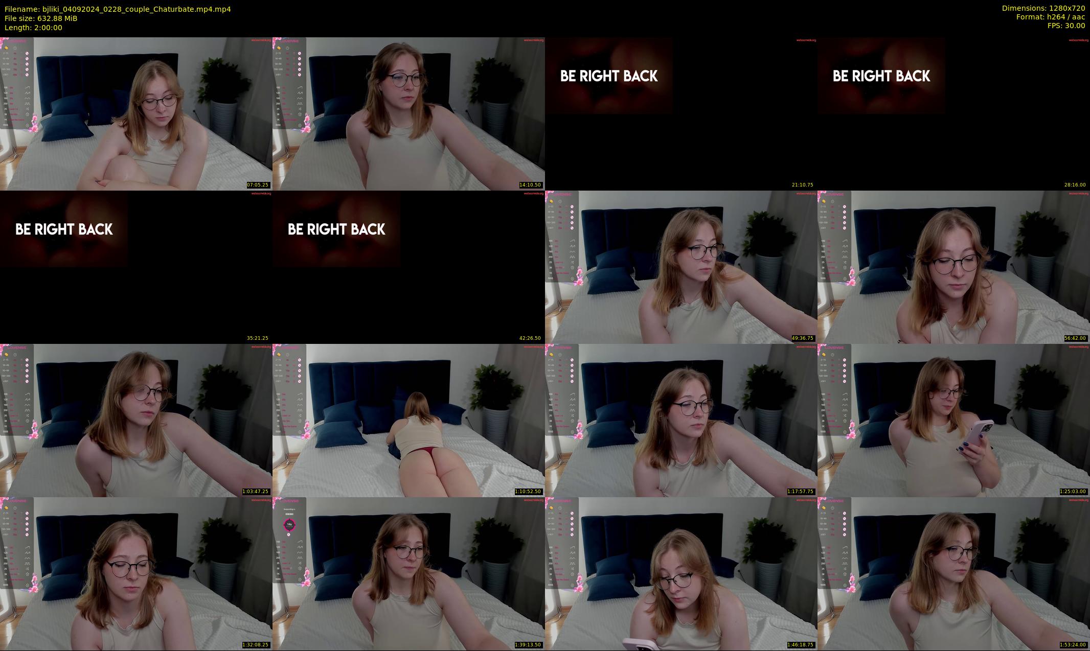 bjliki — 120 minute Chaturbate couple cam show recording, 720p, Sep 4, 2024