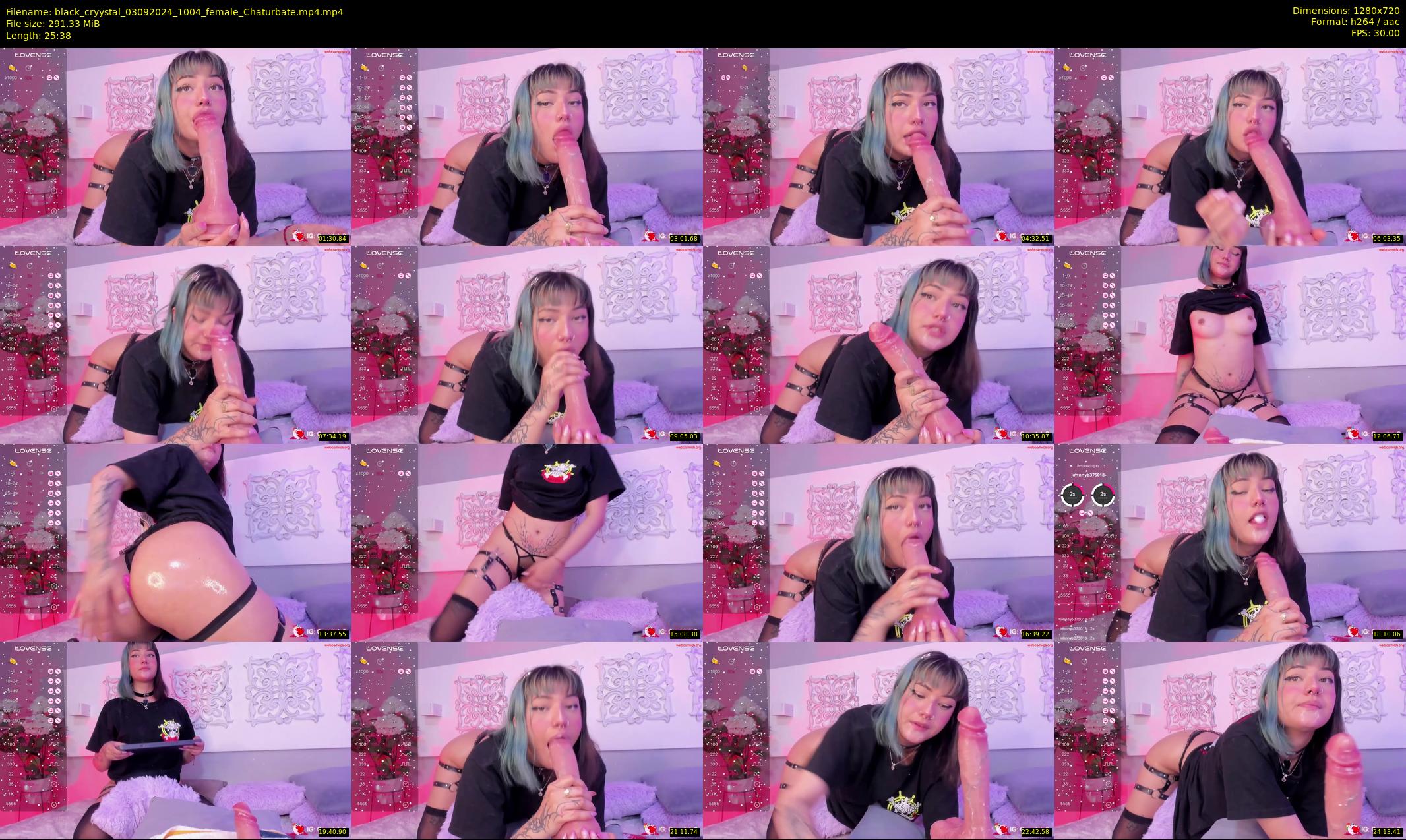 black_cryystal — 26 minute Chaturbate female cam show recording, 720p, Sep 3, 2024
