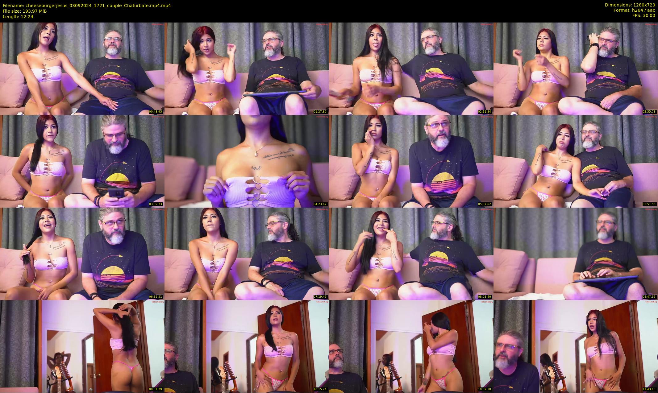 cheeseburgerjesus — 13 minute Chaturbate couple cam show recording, 720p, Sep 3, 2024